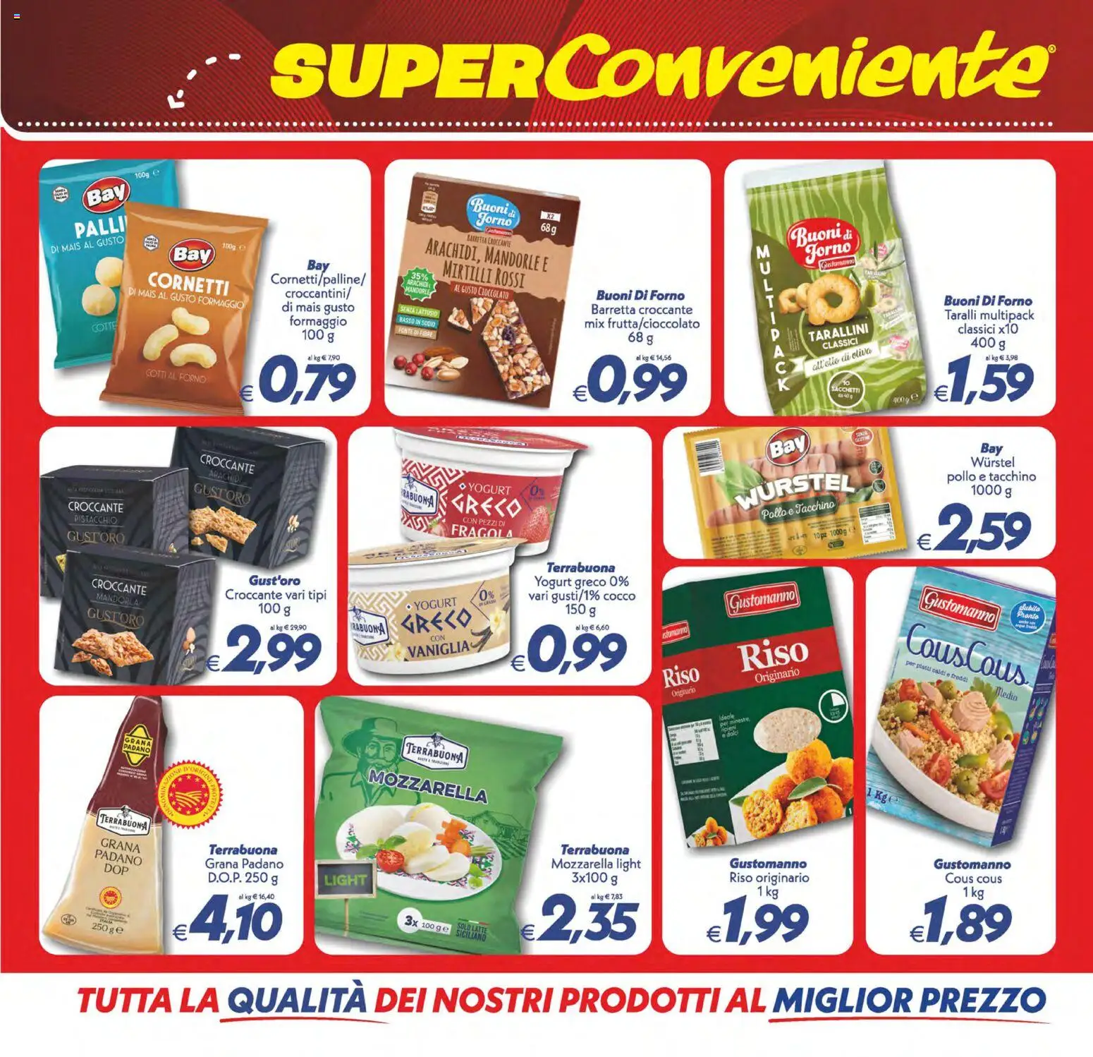 Volantino SuperConveniente del 02/10/2026 | Pagina: 8 | Prodotti: Pistacchio, Pollo, Mandorle, Grana Padano