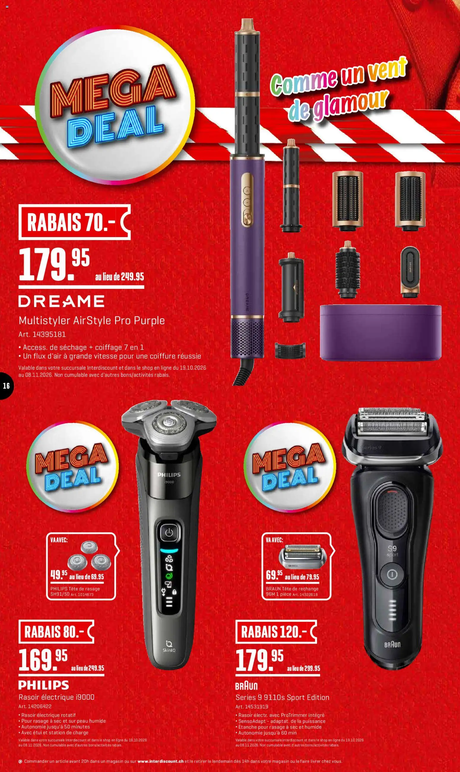 Interdiscount aktionen FR – gültig ab 19.10.2026 | Seite: 16 | Produkte: Philips