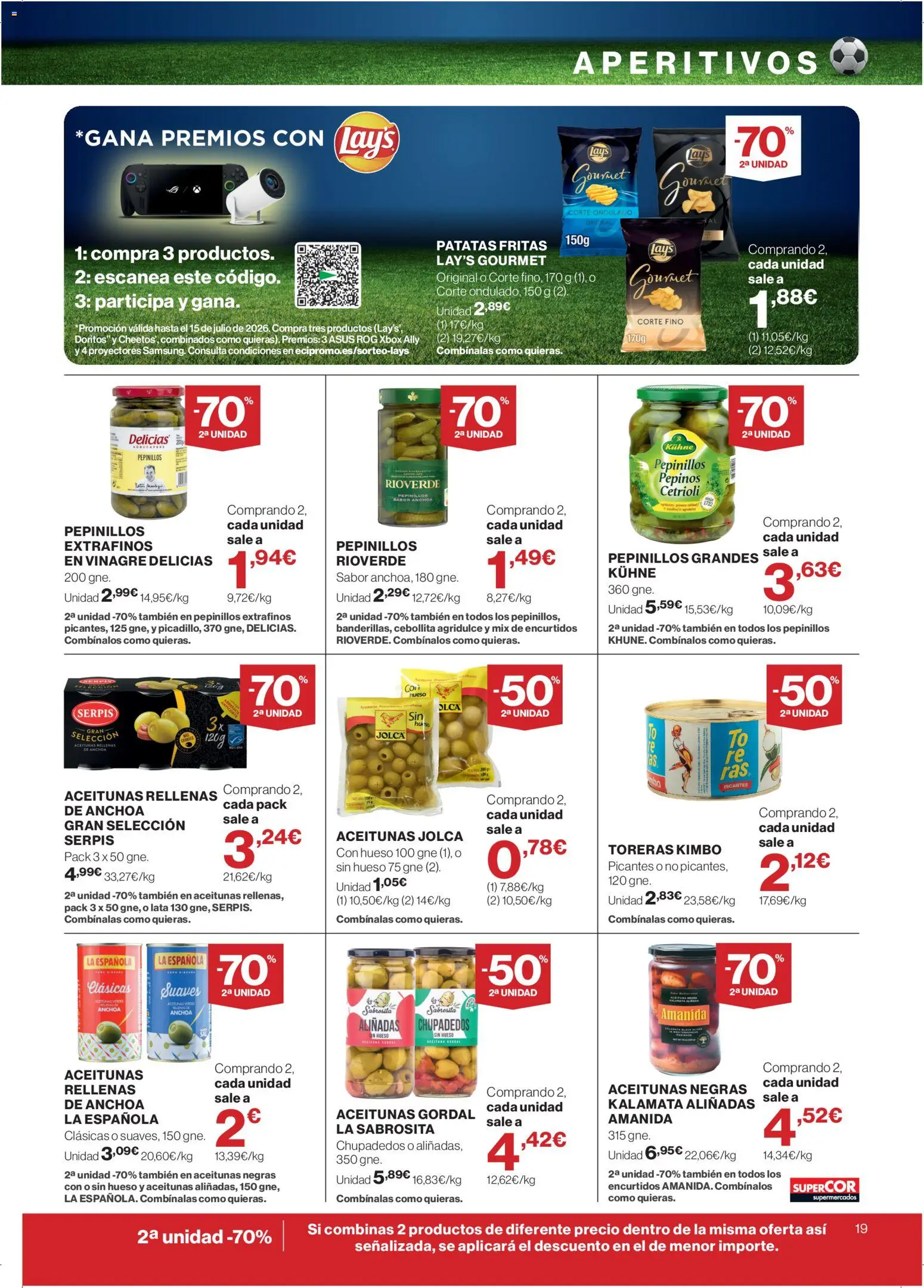 Supercor folleto │ válido desde el 04.06.2026 | Página: 19 | Productos: Pepinos, Xbox, Anchoa, Δεξαμενή