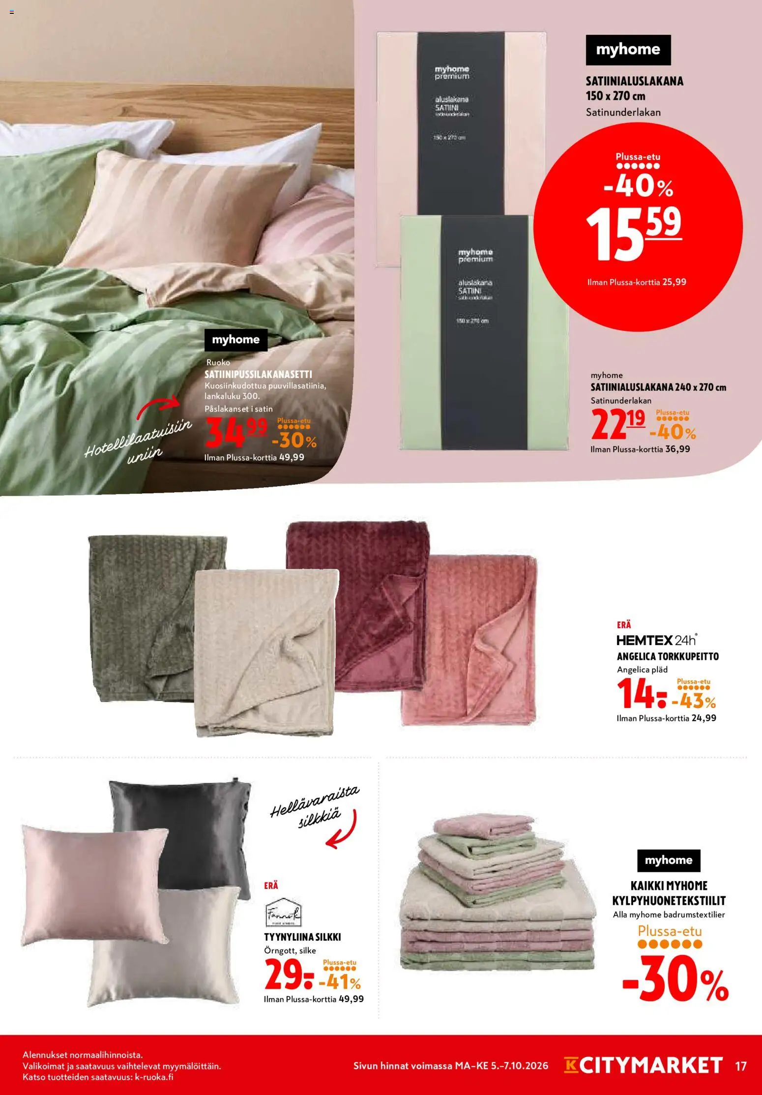 K-Citymarket tarjoukset – voimassa 05/10/2026 alkaen | Sivu: 17