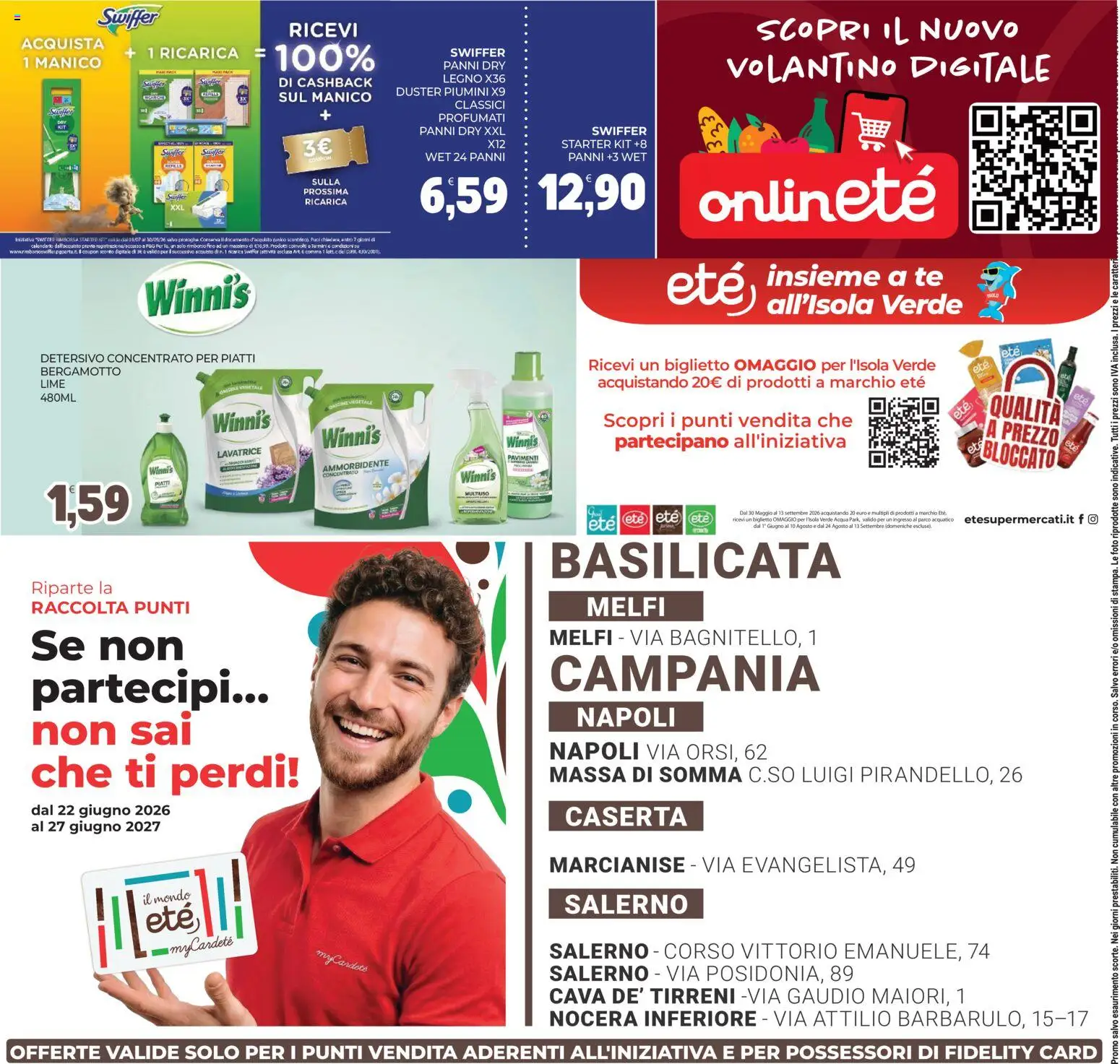 Volantino Eté del 16/07/2026 | Pagina: 24 | Prodotti: Ammorbidente, Tè, Acqua, Lime