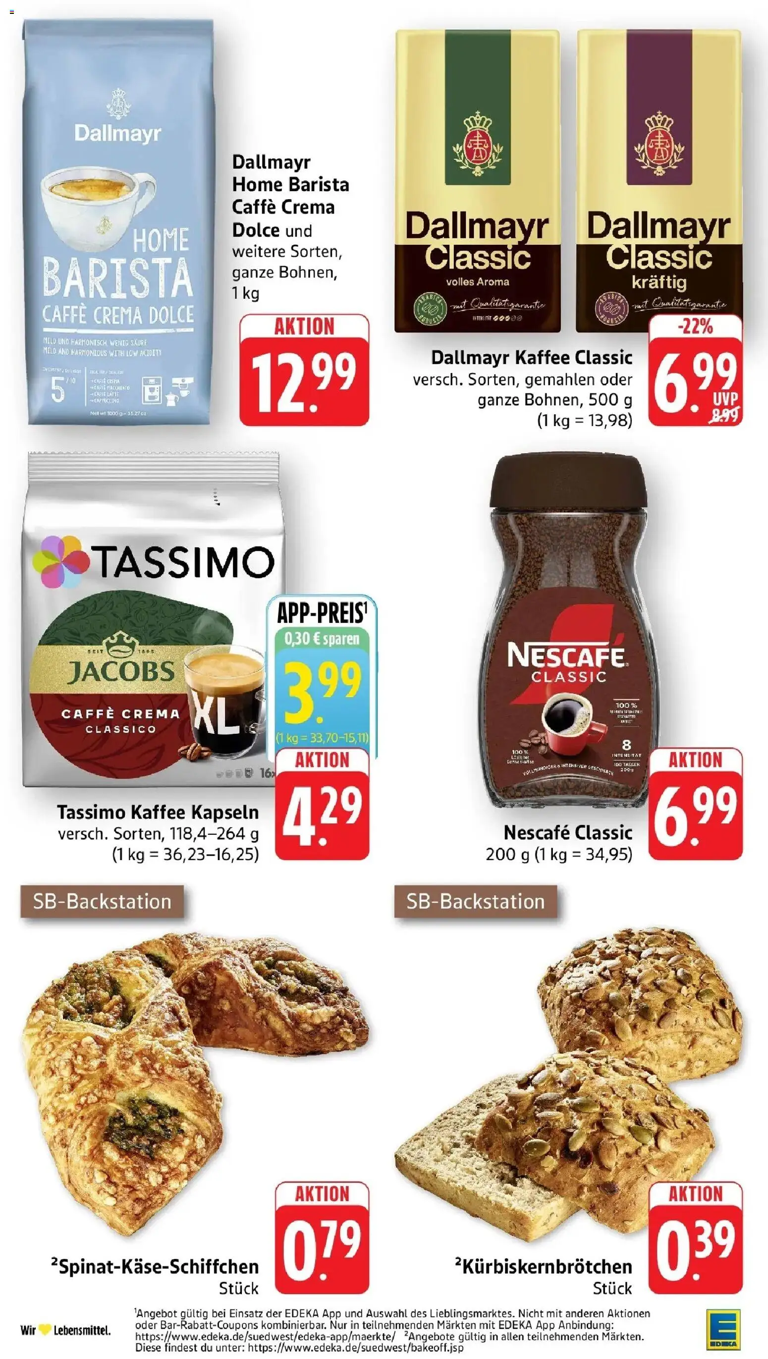 Edeka Prospekt Kirchheim-Teck (ab 17.08.2026) » Angebote Online | Seite: 24 | Produkte: Nescafe, Kaffee, Dallmayr, Tassimo