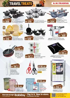 Preview of KM Trading catalogue travel treats valid from 18 Jun, 2026 | Page: 10 | Products: Müslibarer, Lit, Køkkenvægt, Bananes