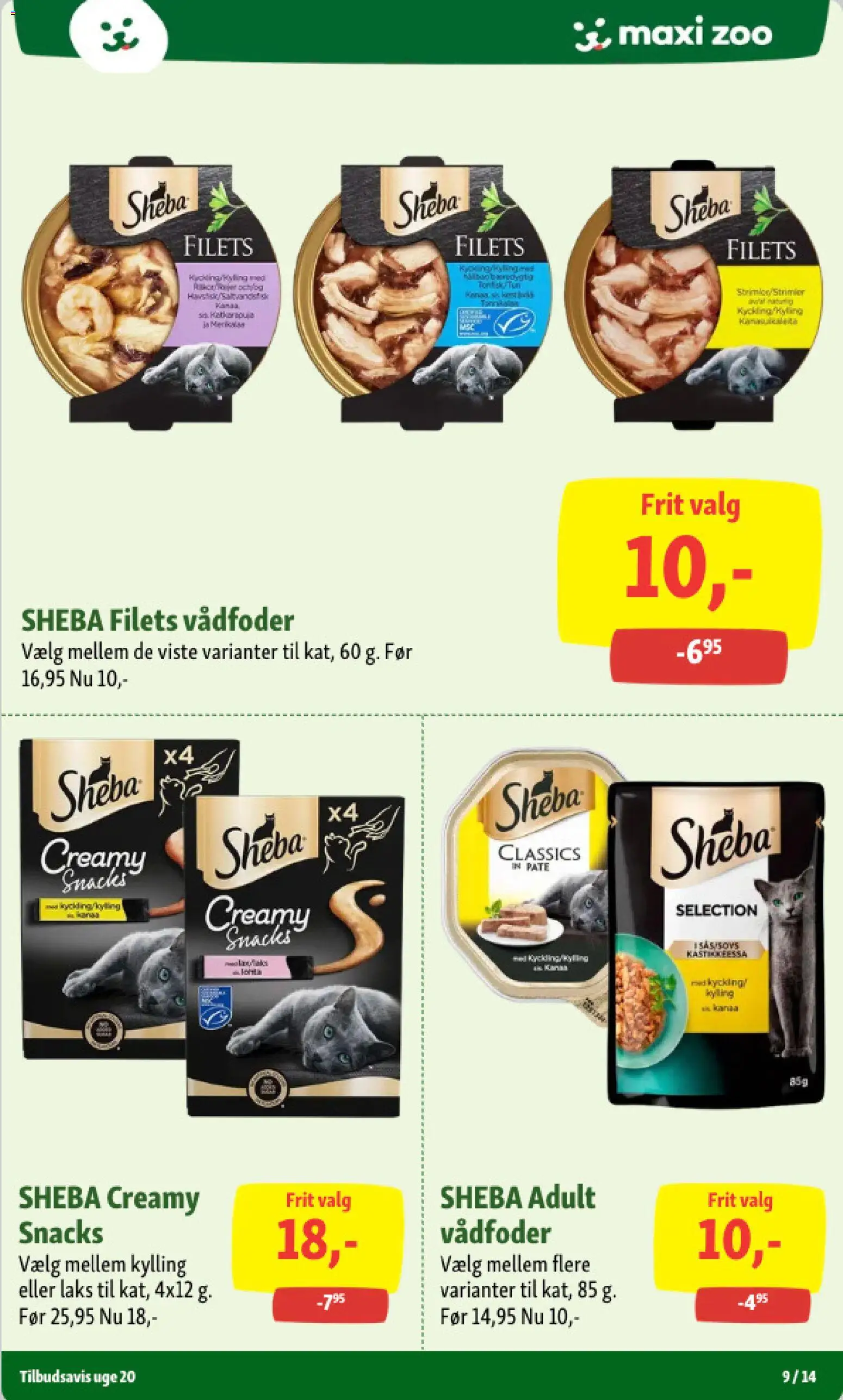 Maxi Zoo tilbudsavis – gyldig fra 11.05.2026 | Side: 9 | Produkter: Paté, Tun