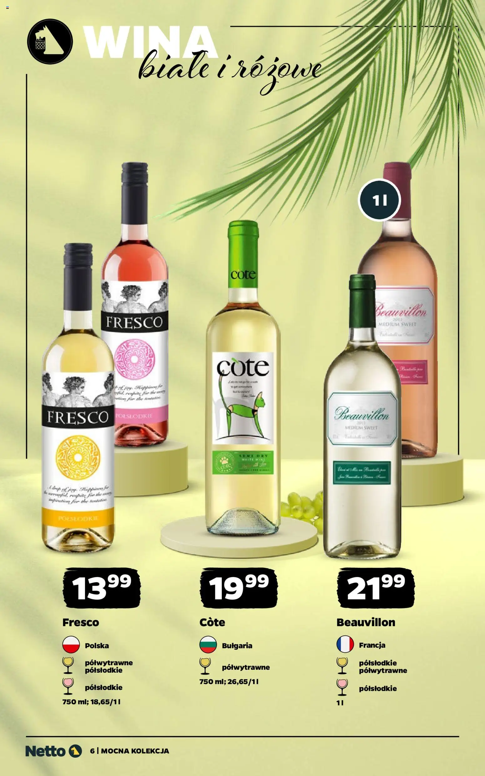 Netto gazetka - Wina od 03.08.2026 | Strona: 6 | Produkty: Fresco