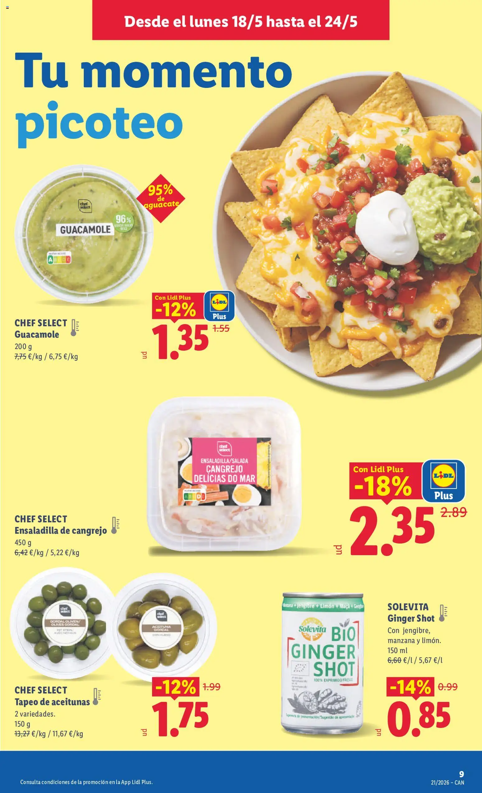 Lidl folleto │ válido desde el 18.05.2026 | Página: 15 | Productos: Ensaladilla, Guacamole, Manzana