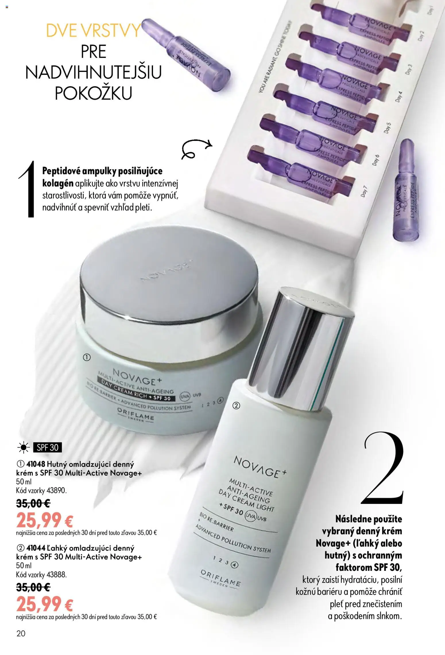 Nové Oriflame akcie – leták je platný od 17.06.2026 | Strana: 20 | Produkty: Kolagén, Krém