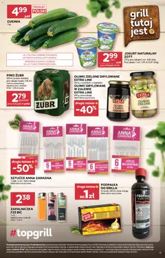 Pogląd oferty "Stokrotka gazetka" - ważna od 18.06.2026 | Strona: 15 | Produkty: Piwo żubr, Oliwki zielone, Cukinia, Jogurt