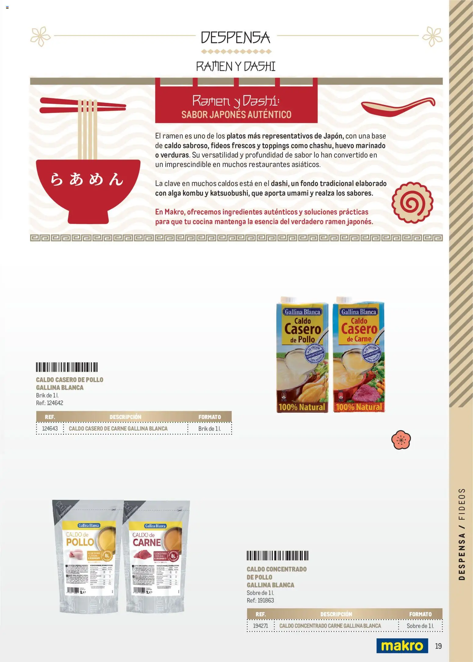 Makro Cocina Fusión Asiática Canarias II │ válido desde el 11.05.2026 | Página: 19 | Productos: Κρεμάστρα, Fideos, Cocina