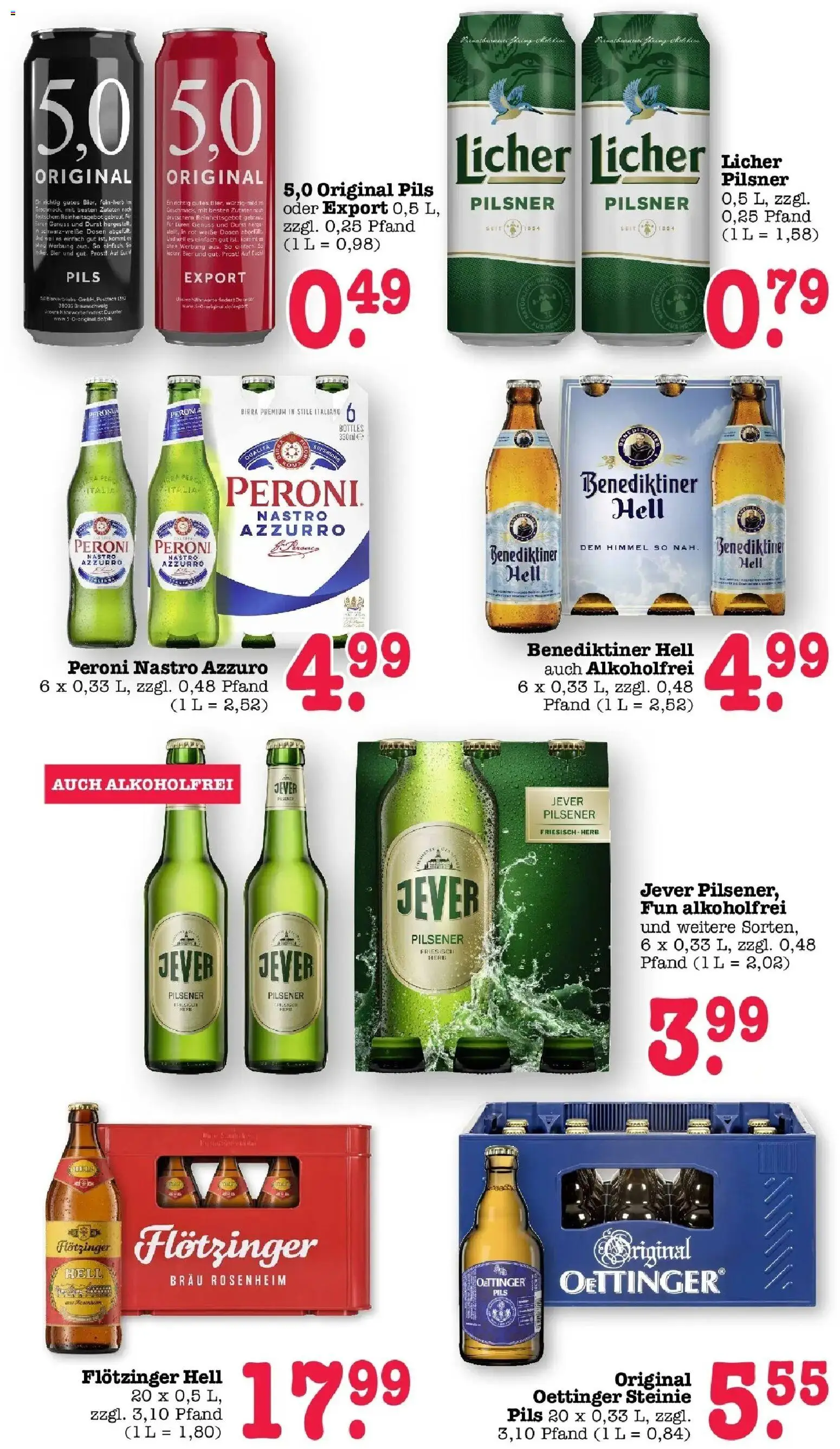 Edeka Prospekt Frankfurt Am Main (ab 17.08.2026) » Angebote Online | Seite: 46 | Produkte: Pils, Oettinger, Benediktiner hell, Jever