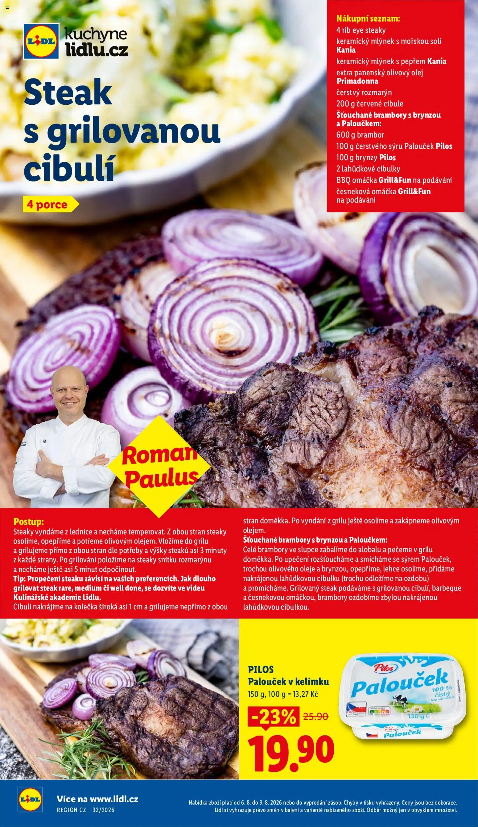 Lidl leták od 06.08.2026 | Strana: 29 | Produkty: Oleje, Cream cheese, BBQ omáčka, Cibule