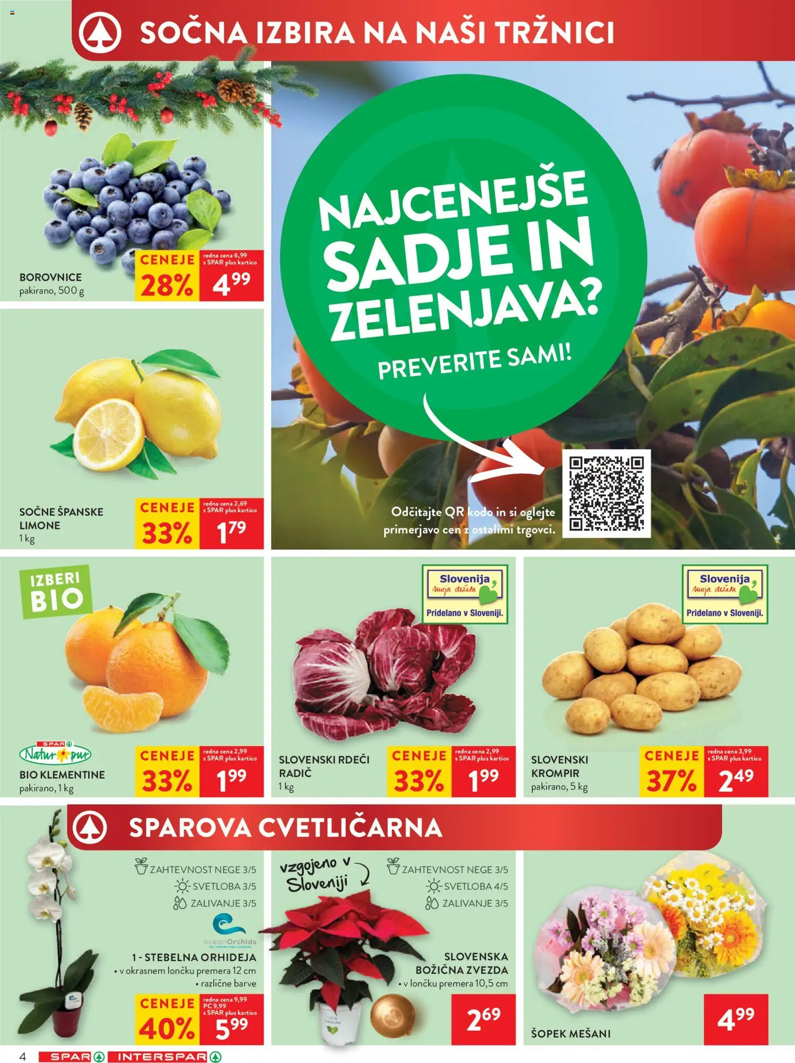 Novi Spar katalog ponudbe – veljaven od 12.11.2025 | Stran: 6 | Izdelki: Šopek, Krompir, Zelenjava, Sadje