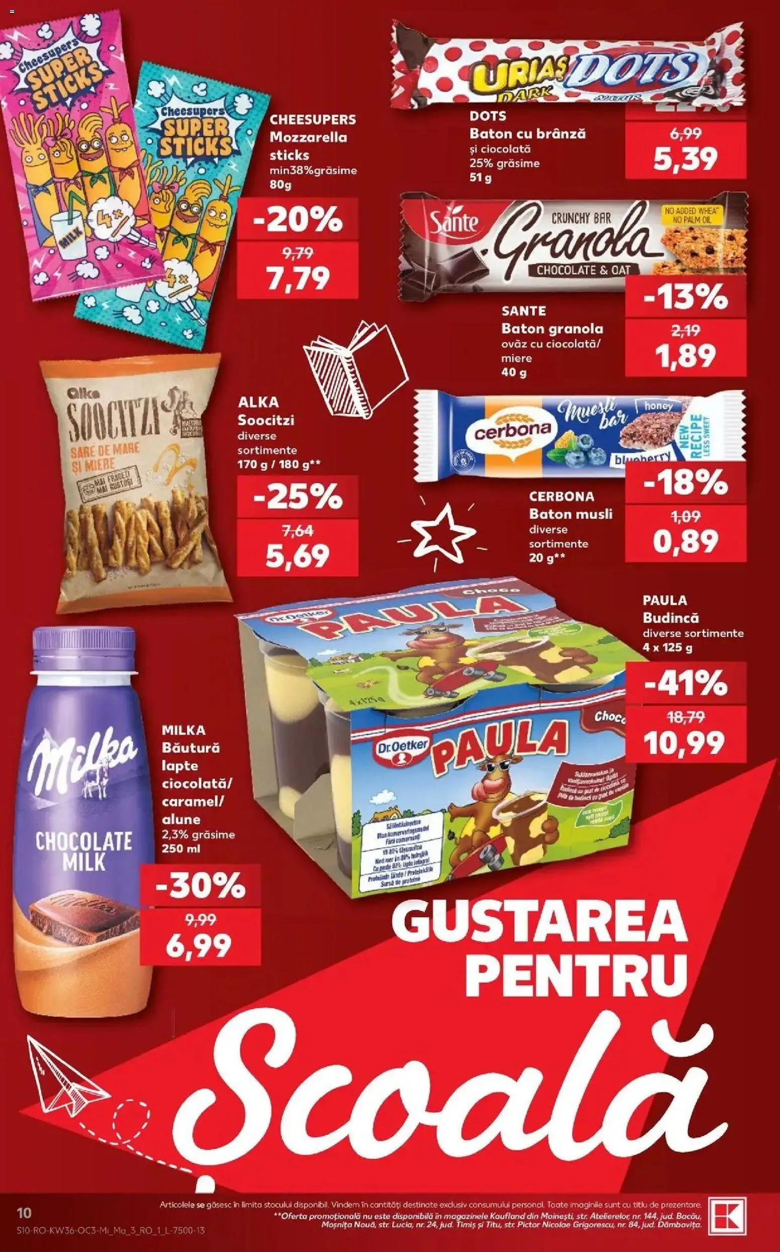 Kaufland Viseu de Sus 02.09.2026 - Revista si Oferta | Pagină: 10 | Produse: Miere, Alune, Lapte, Sare