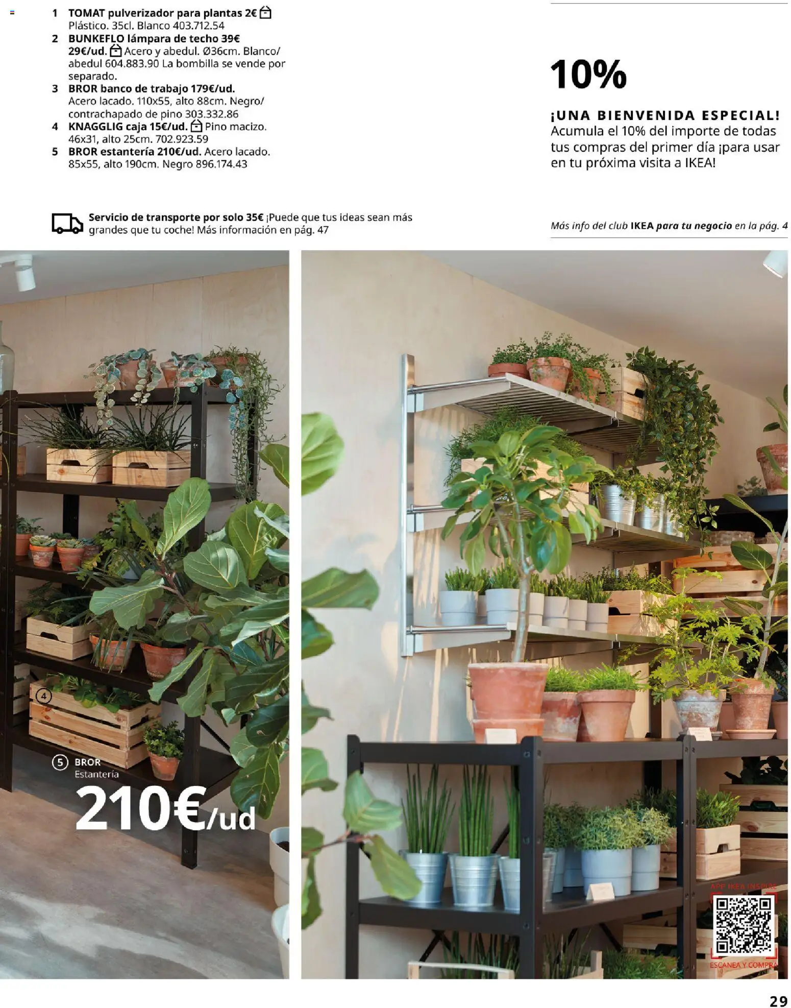 IKEA - IKEA para tu negocio │ válido desde el 01/09/2026 | Página: 29 | Productos: Estantería, Lámpara de techo, Caja, Lámpara