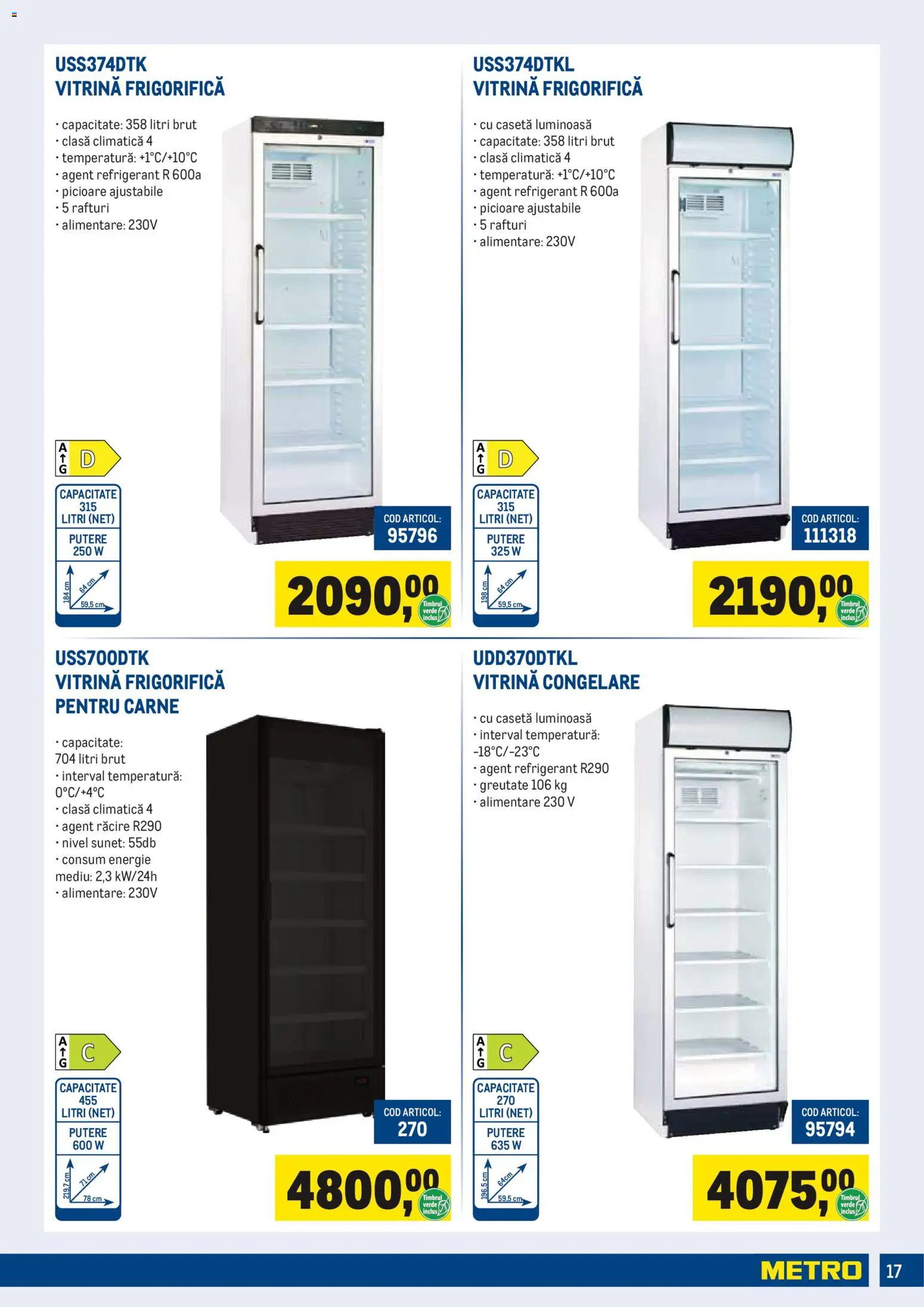 Noul catalog Metro – valabil de la 01.07.2026 | Pagină: 17 | Produse: Vitrină