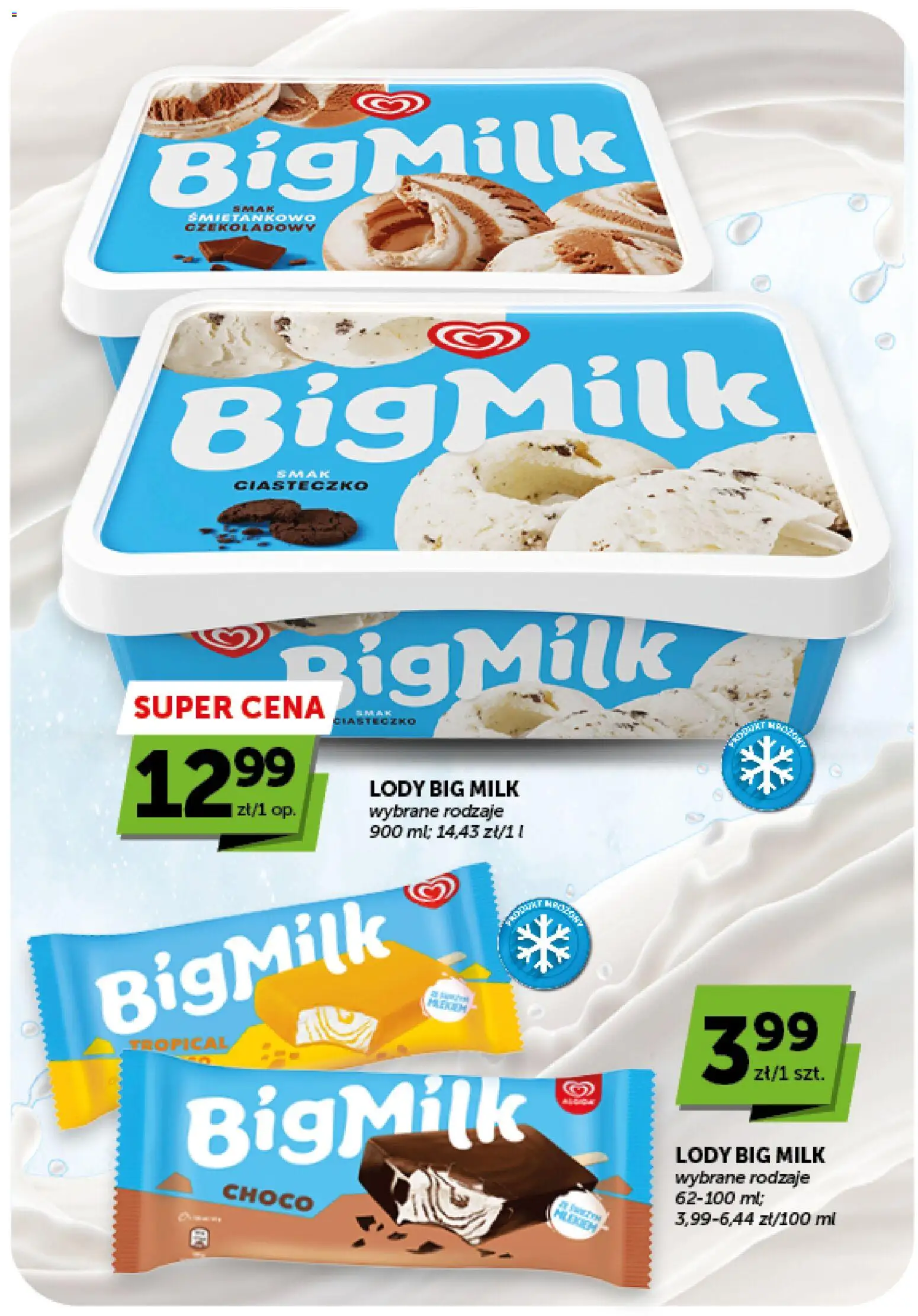 ABC gazetka od 30.07.2026 | Strona: 23 | Produkty: Big Milk, Lody Big Milk, Lody