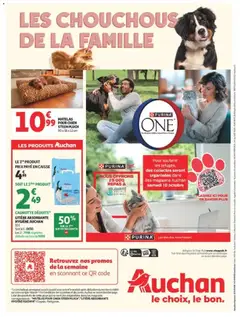 Auchan - Prévisualisation de MATELAS POUR CHIEN STEEN PLUCH, Matelas pour chien 90 x 58 x 12 cm valide à partir de 06/10/2026 | Page: 23 | Produits: Litière, Matelas, Hygiène, Thé