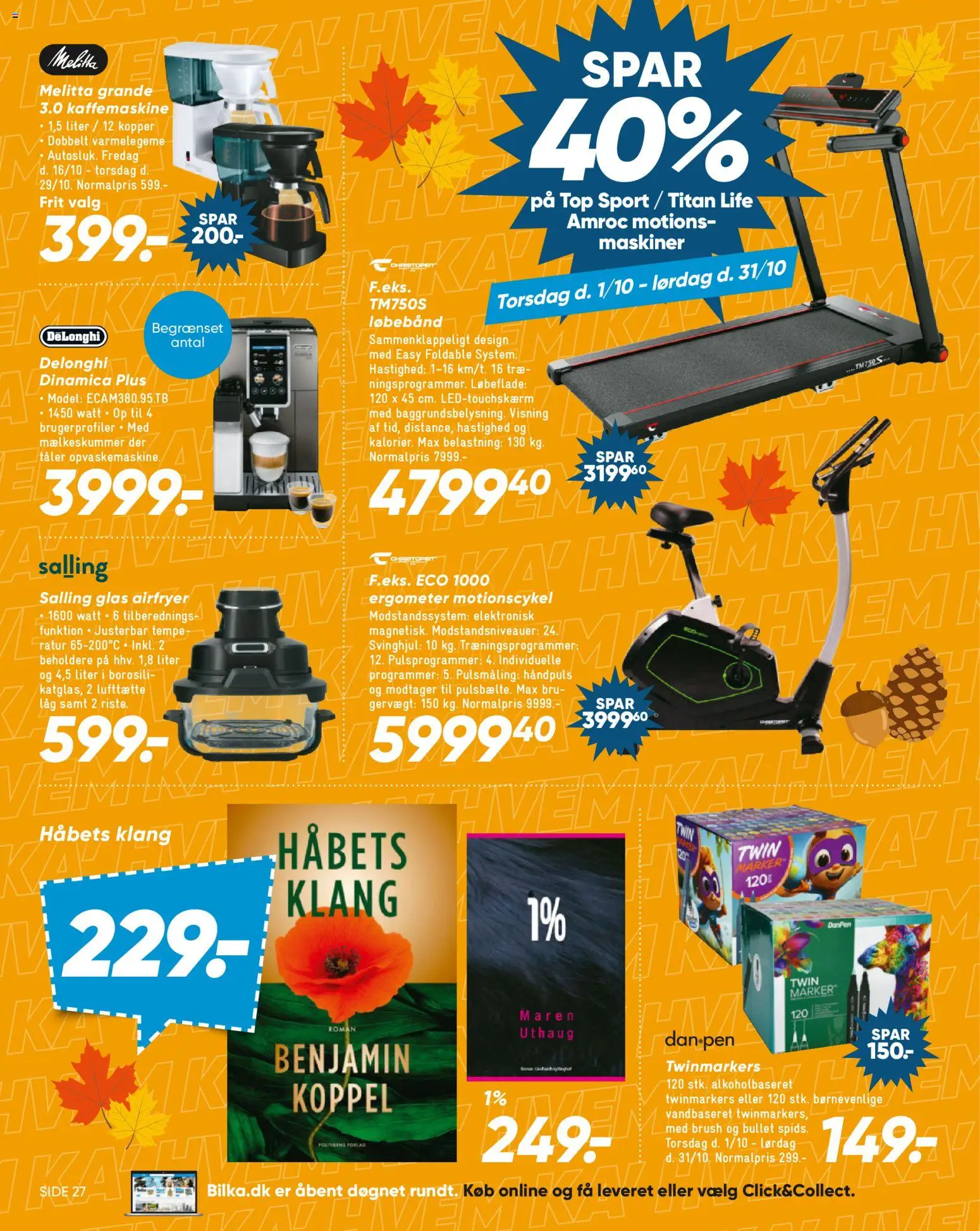 Bilka tilbudsavis – gyldig fra 16/10/2026 | Side: 38 | Produkter: Kaffemaskine
