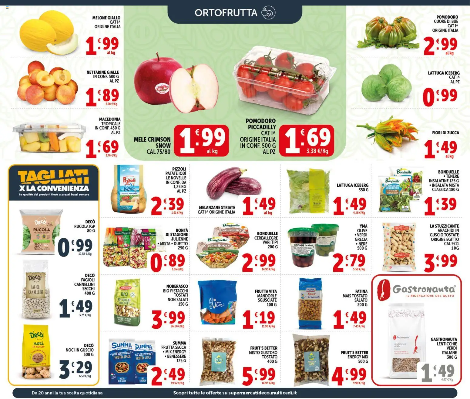 Volantino Decò del 20.05.2026 | Pagina: 6 | Prodotti: Lenticchie, Frutta, Melone, Mais