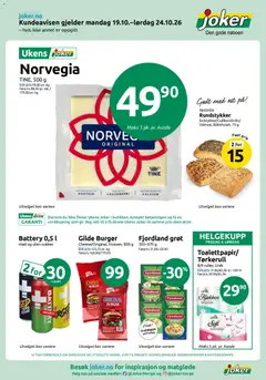 Forhåndsvisning av Joker kundeavis gyldig fra 19/10/2026