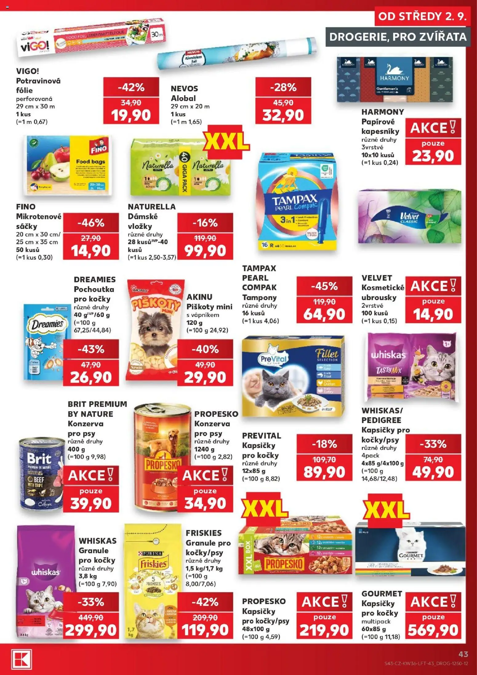 Kaufland leták - Chomutov od 02.09.2026 | Strana: 43