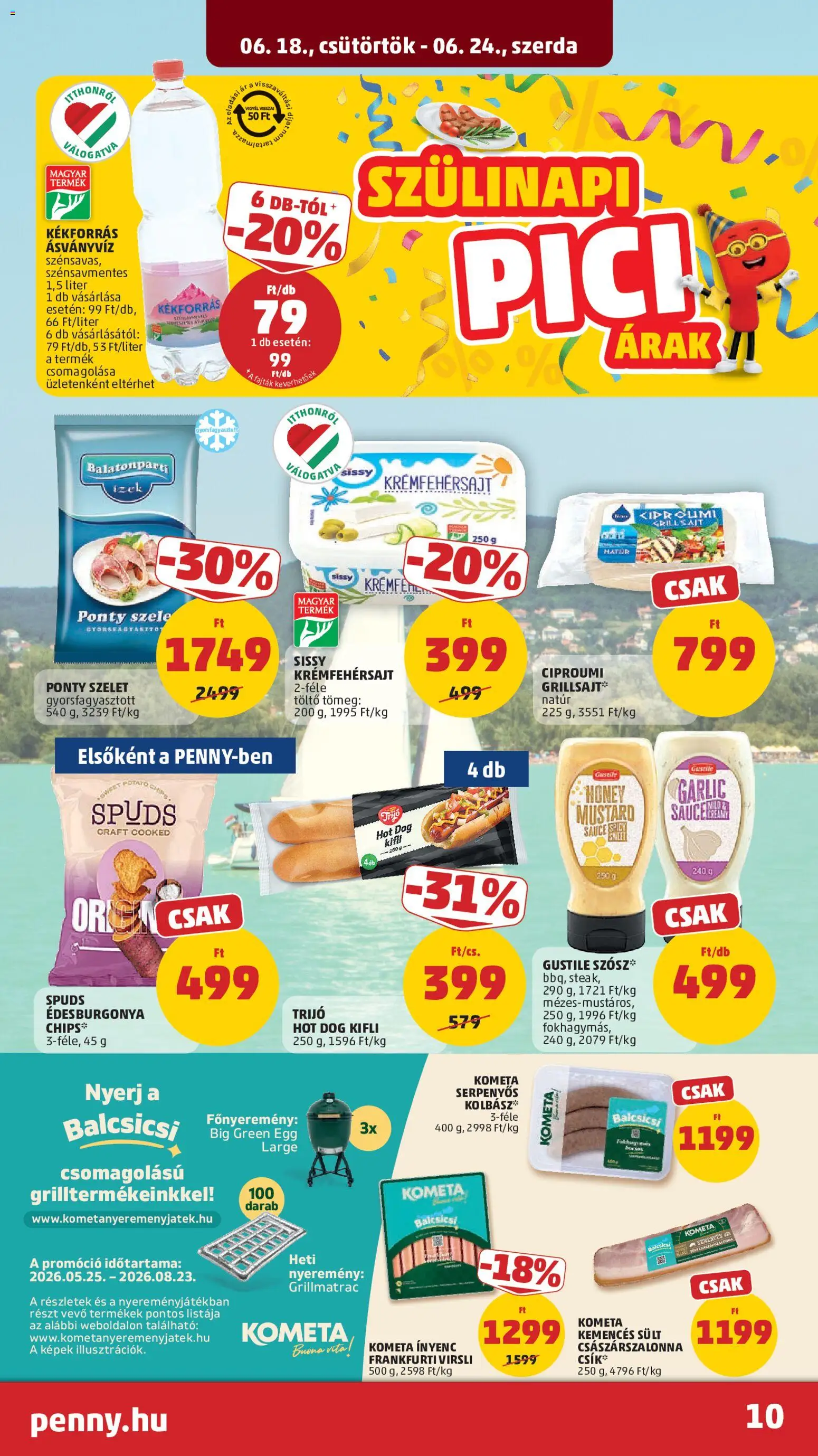 PENNY akciós ujság - amely érvényes a következő dátumtól: 18.06.2026 | Oldal: 12
