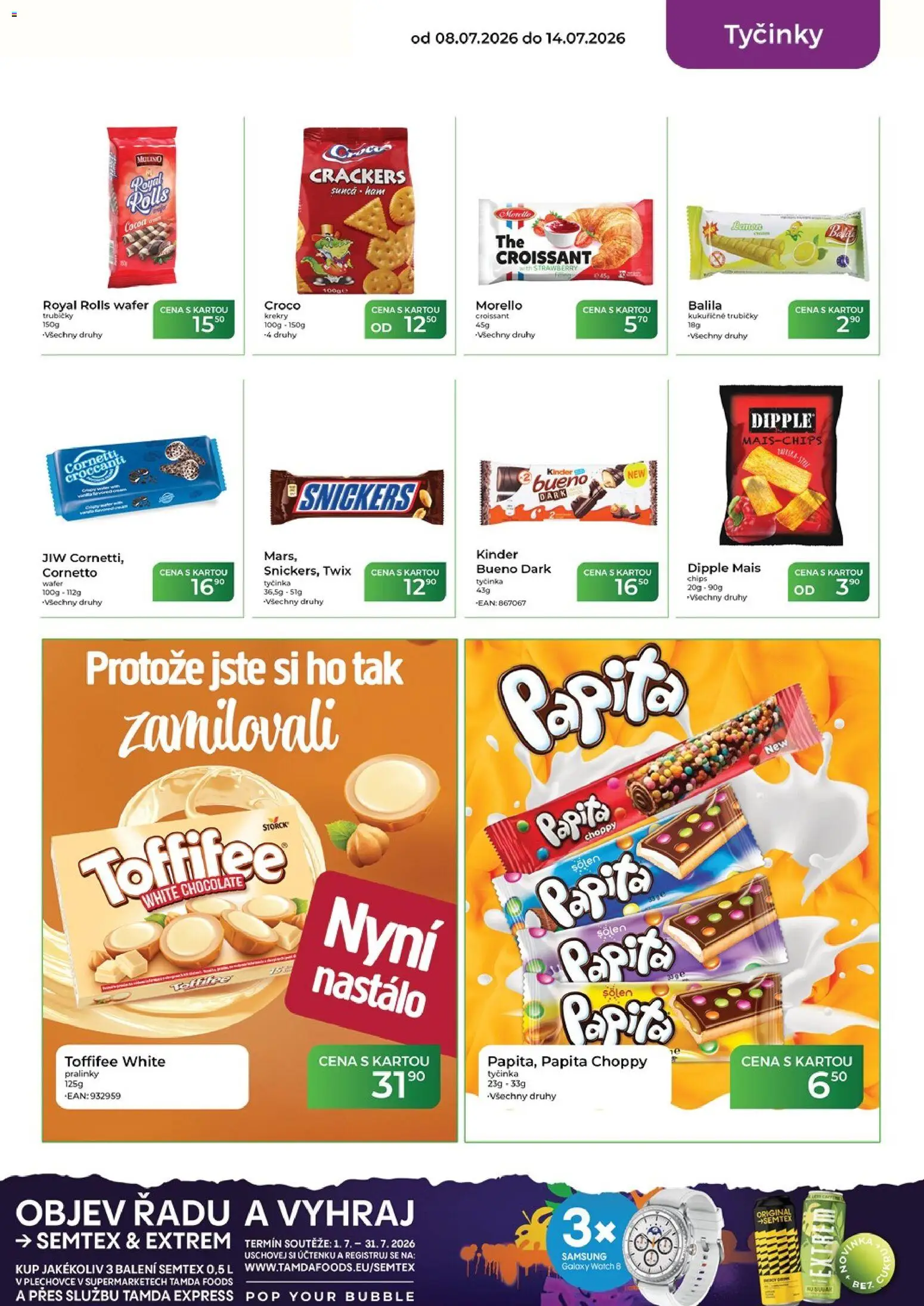 Tamda Foods leták od 08.07.2026 | Strana: 29 | Produkty: Twix, Toffifee, Samsung, Kinder