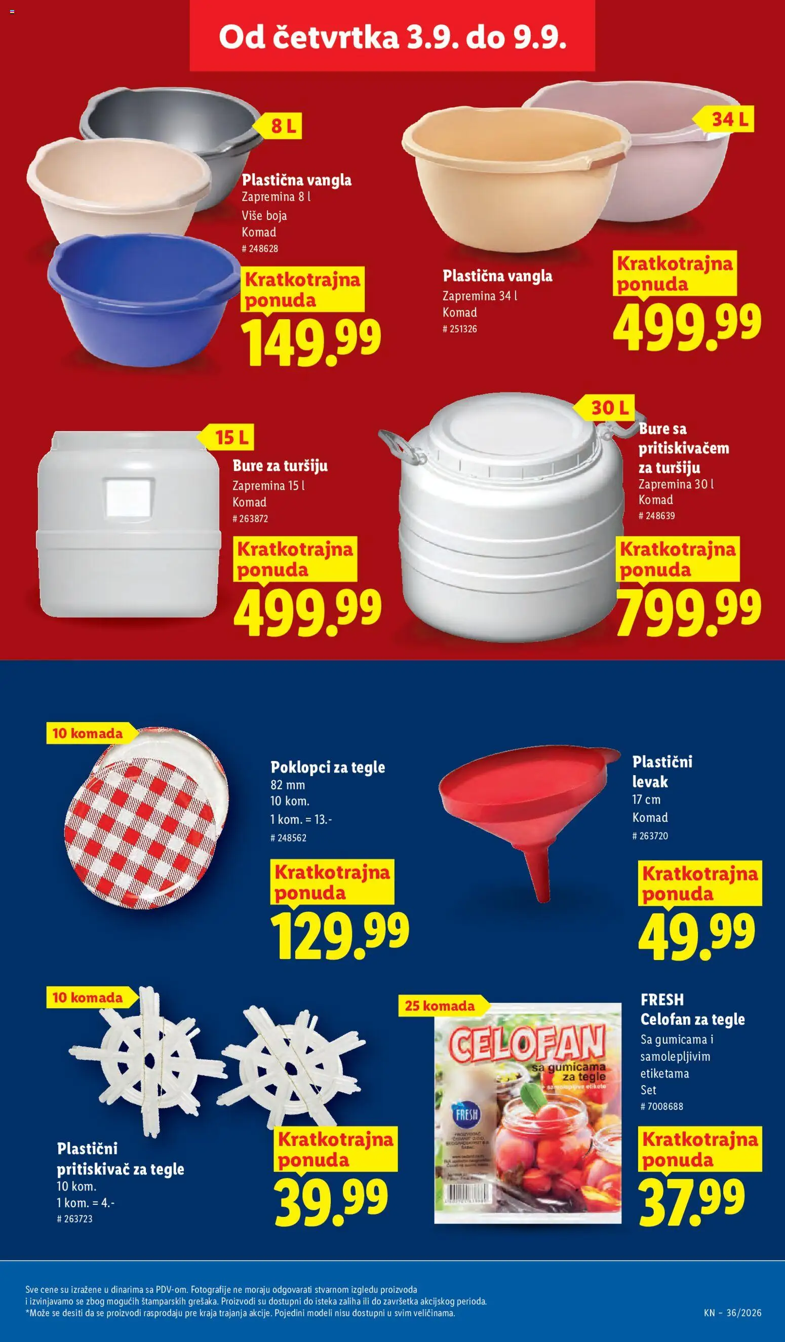 Lidl katalog - važi od 03.09.2026 | Strana: 55 | Proizvode: Bure
