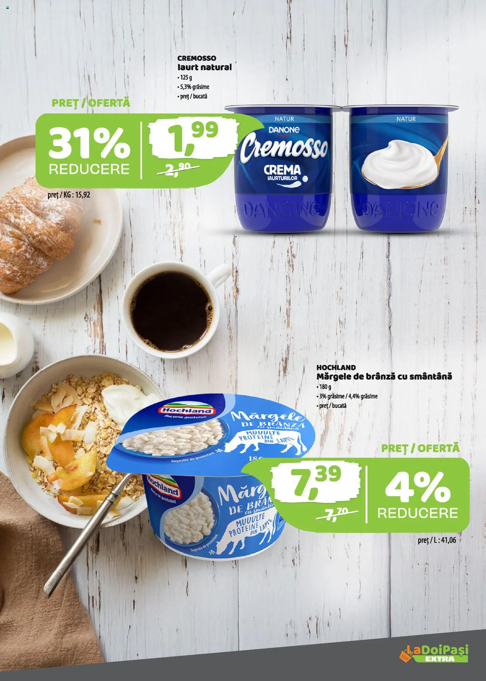 Noul catalog LaDoiPași – valabil de la 16.04.2026 | Pagină: 5 | Produse: Masaüstü kılıfı, Brânză, Cremă, Smântână