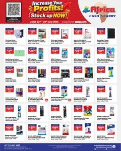 Africa Cash & Carry specials catalogue – valid from 23/07/2026 | Page: 60 | Products: Pencil, Notebook, Paint, Water