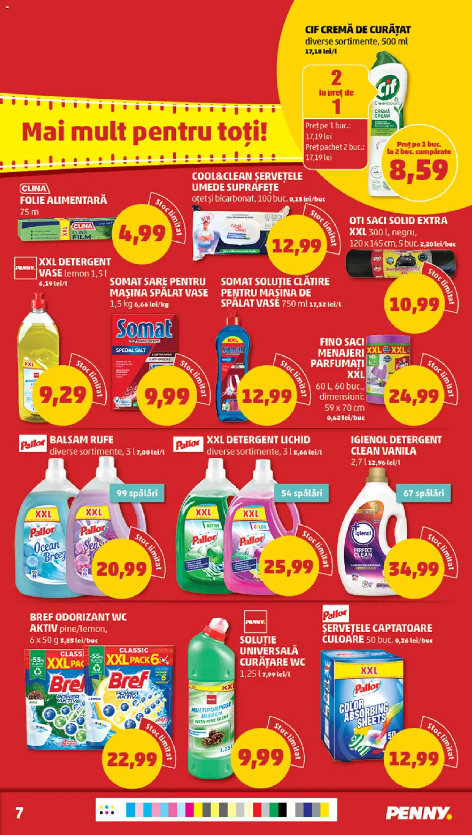 Noul catalog PENNY – valabil de la 13.05.2026 | Pagină: 7 | Produse: Pomelo, Mașină De Spălat, Saci menajeri, Cremă