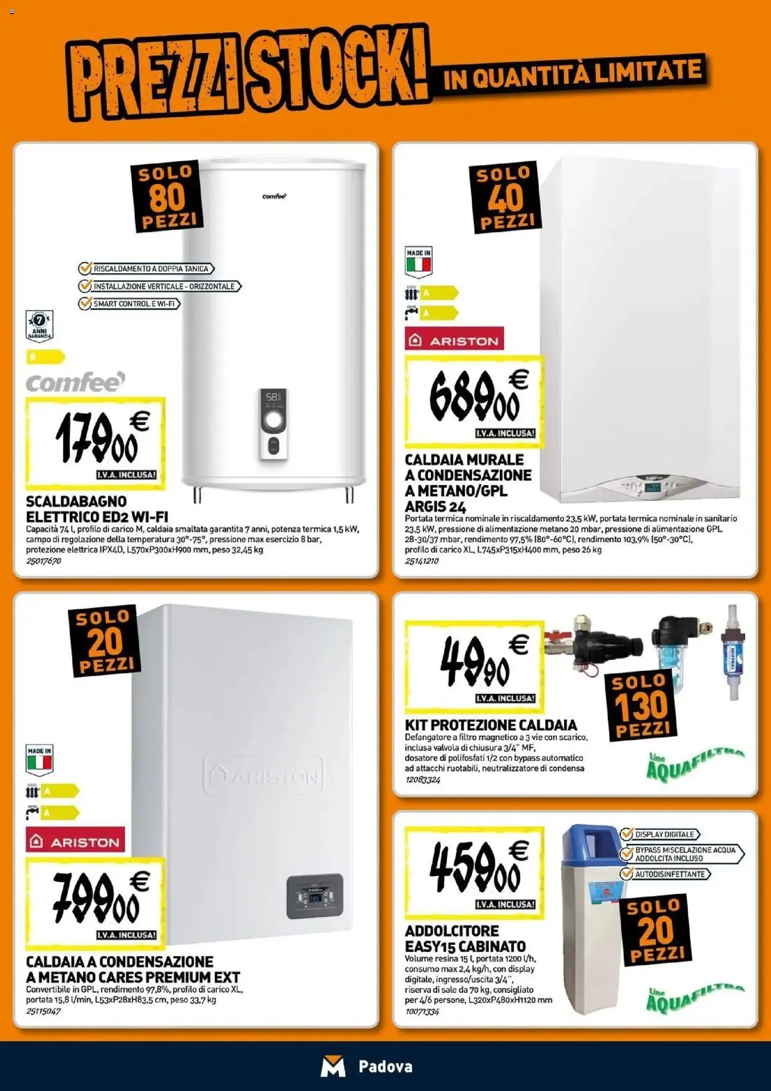 Nuovo TECNOMAT catalogo Padova dal 07/10/2026 > offerte anteprima 🛍️ | Pagina: 6 | Prodotti: Caldaia, Acqua, Sale, Tanica