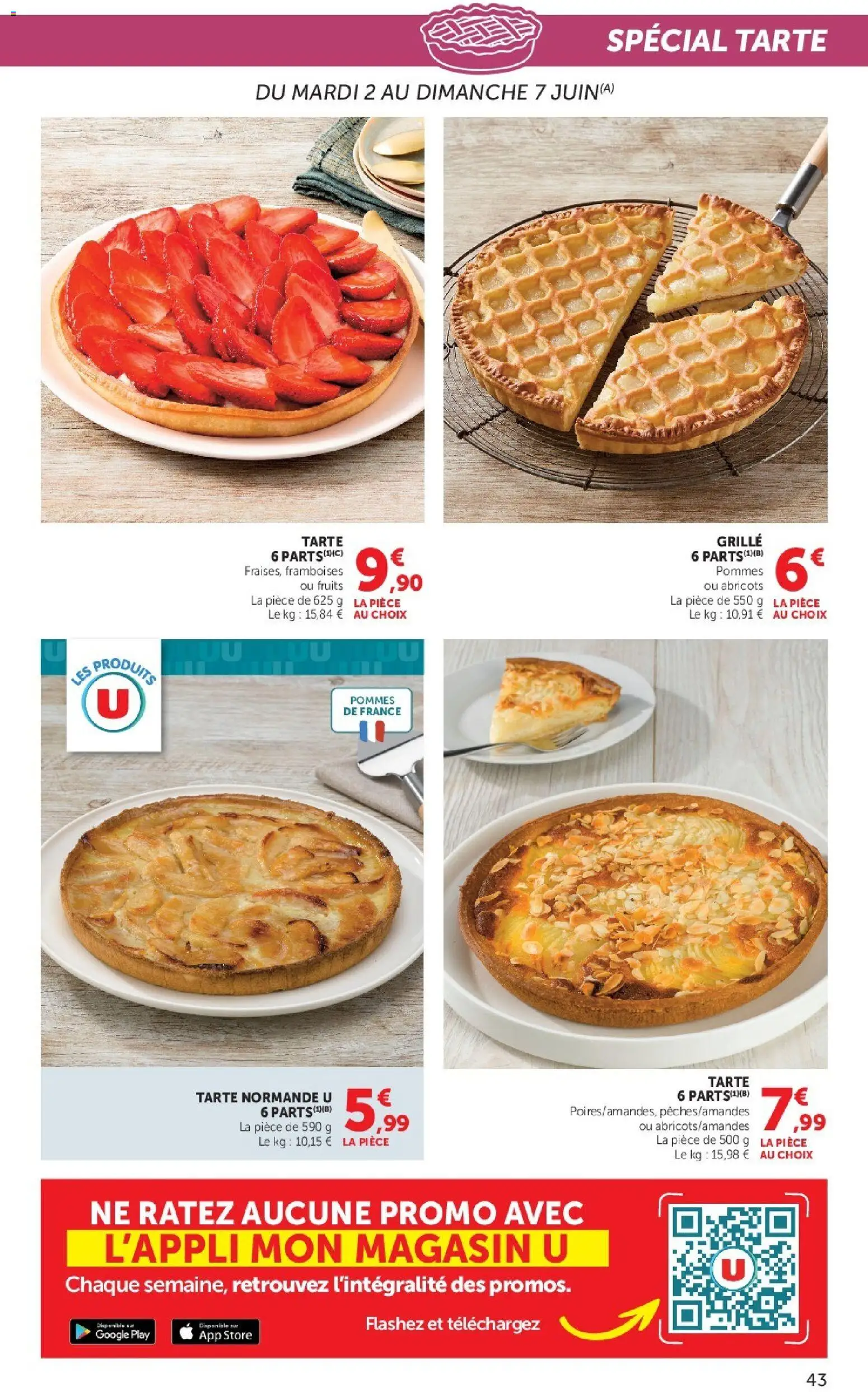 {H1} | Page: 43 | Produits: Store, Abricots, Pommes