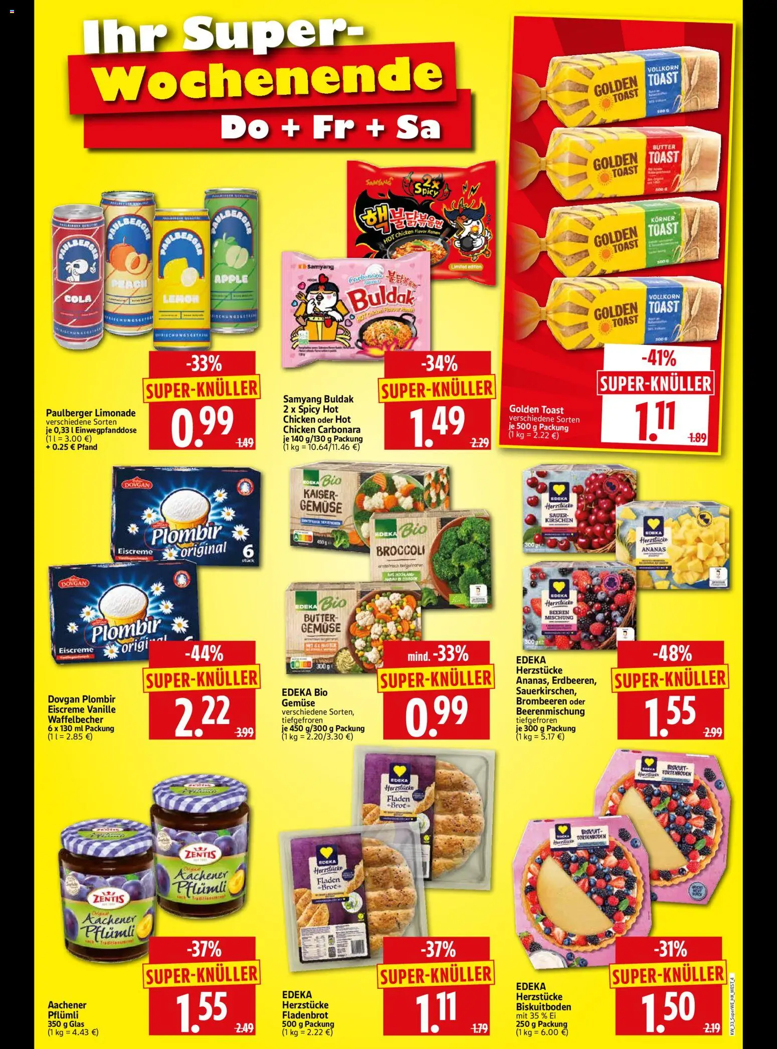 HERKULES Sonderbeilage – gültig ab 13.08.2026 | Seite: 4 | Produkte: Butter, Eiscreme, Apple, Brot