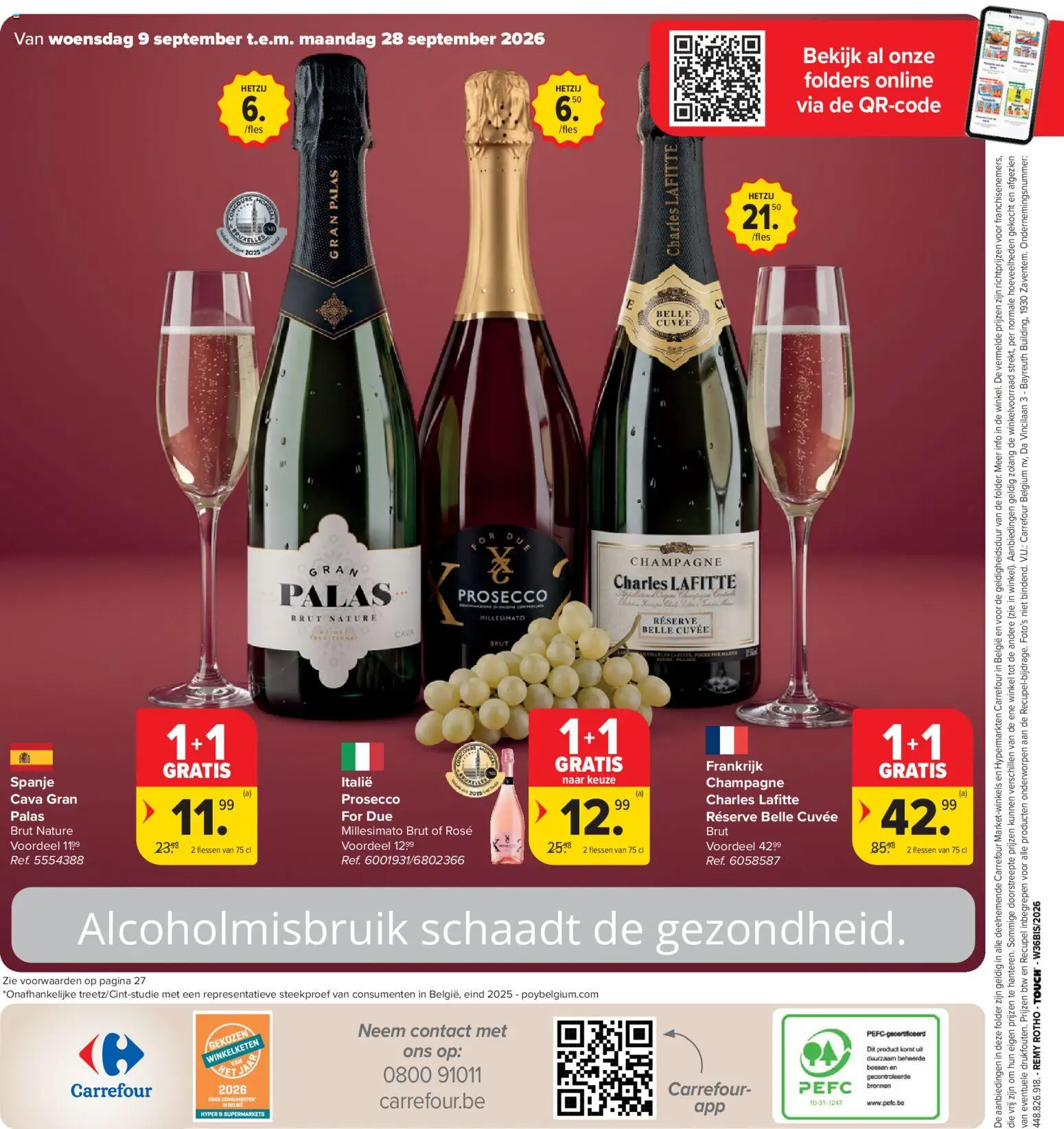 {H1} | Pagina: 28 | Producten: Prosecco, Champagne, Folders