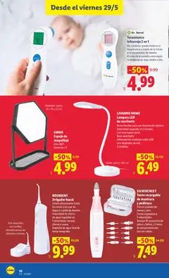 Vista previa EMMA Espejo de maquillaje, Giro 360°. Aumento x3. Medidas: aprox. 23 x 19 x 7,5 cm válido desde el 29.05.2026 | Página: 10