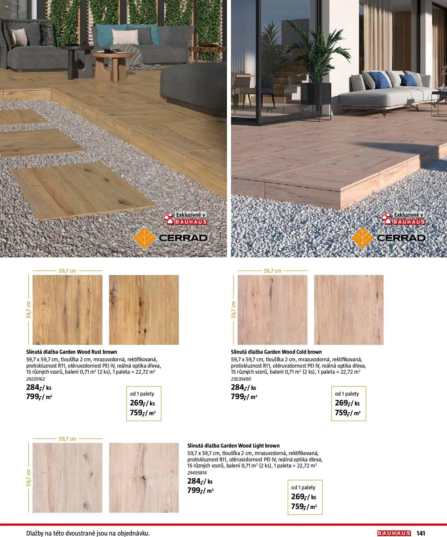 Bauhaus katalog Záhradní nábytek od 08.04.2026 | Strana: 141 | Produkty: Dlažba