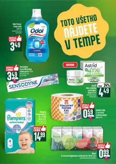 COOP Jednota leták platný od 30.04.2026 | Strana: 56 | Produkty: Toaletný papier, Zubná pasta, Krém, Voda