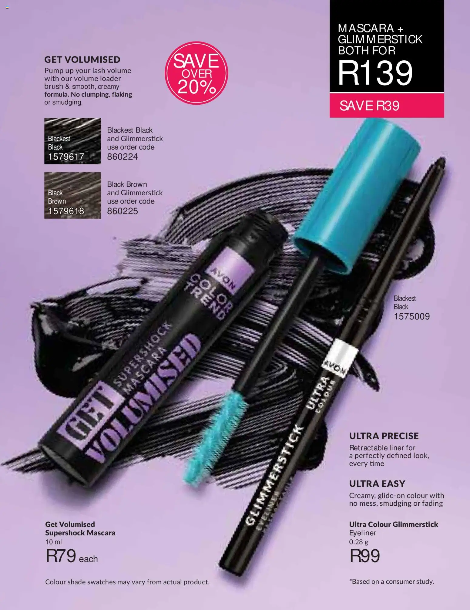 New Avon catalogue – valid from 01/08/2026 | Page: 33 | Products: Brush, Mascara, Eyeliner