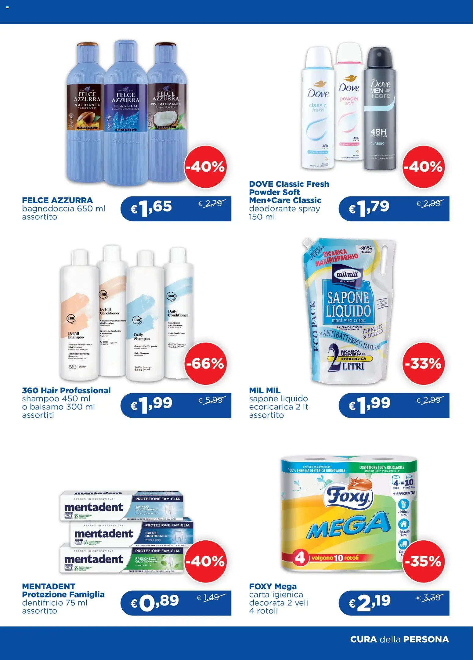 Volantino Acqua e Sapone del 09/09/2026 | Pagina: 6 | Prodotti: Balsamo, Carta igienica, Deodorante, Profumo
