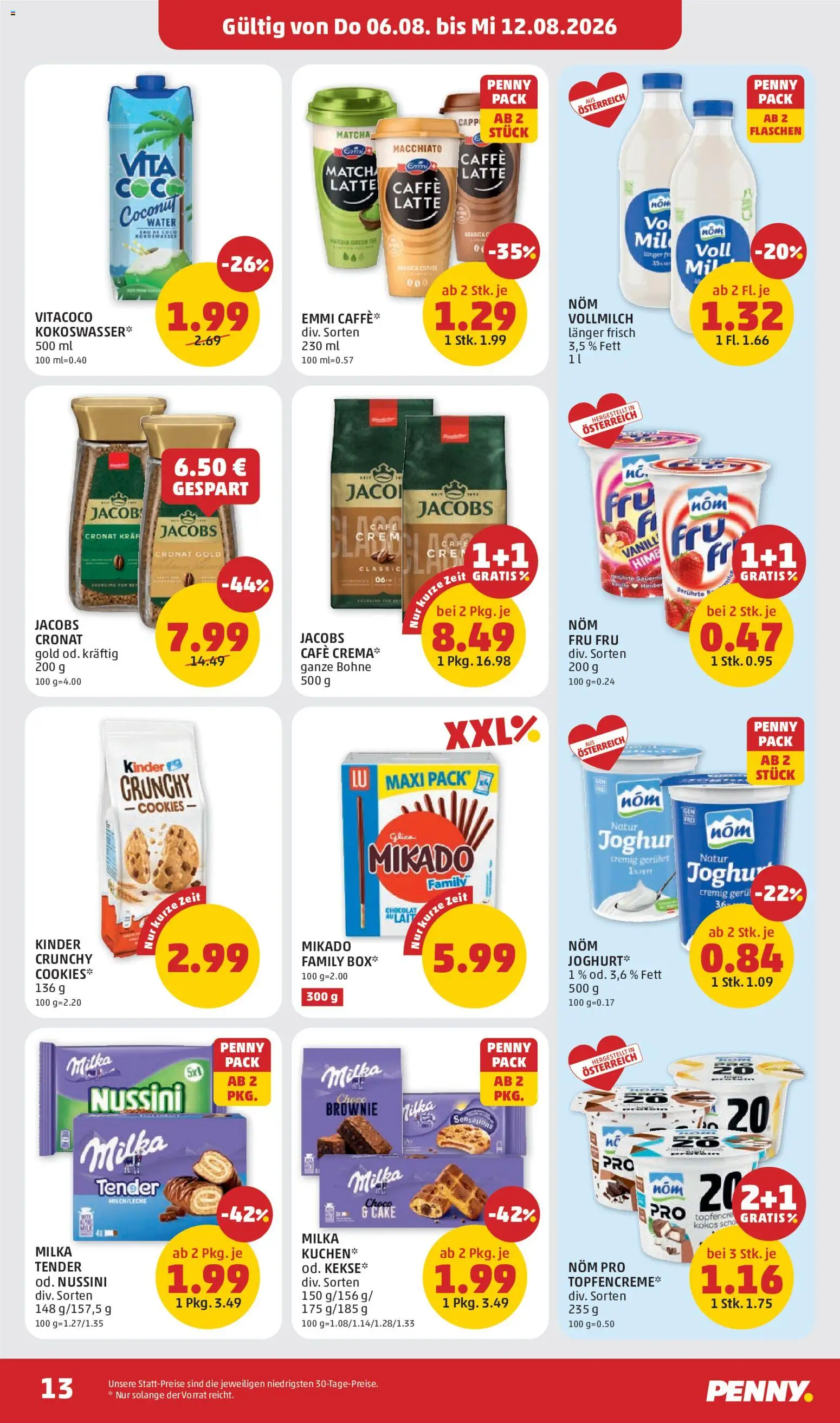 Penny Markt - Flugblatt gültig ab 06.08.2026 | Seite: 13