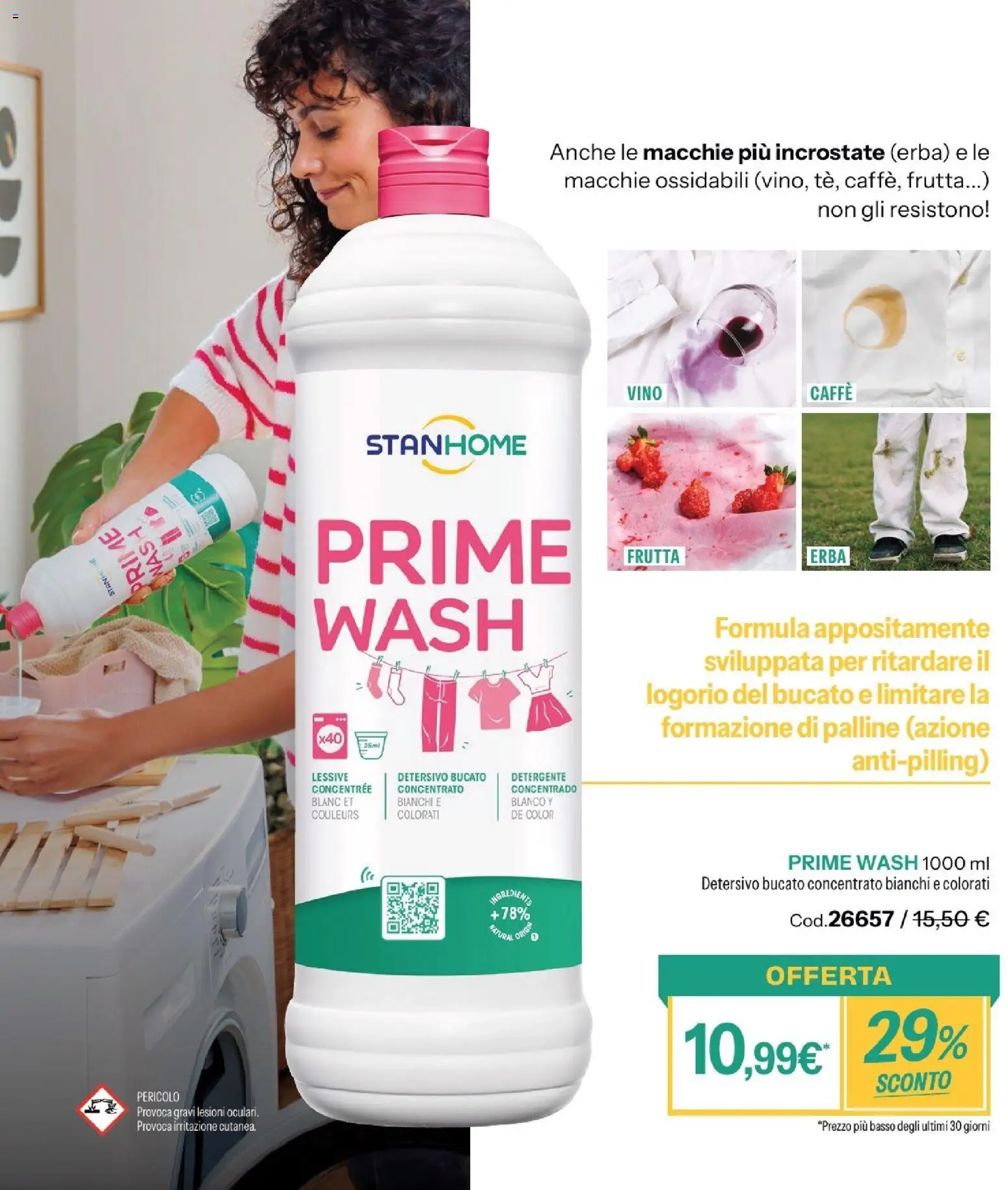 Volantino Stanhome del 21.04.2026 | Pagina: 29 | Prodotti: Caffè, Detergente, Frutta, Vino