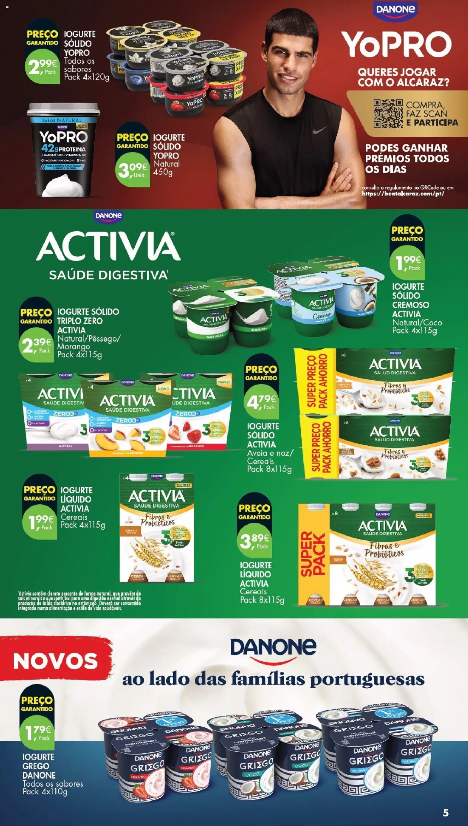 Pingo Doce Special Iogurtes Julho 2026 │ válido de 14/07/2026 | Página: 5 | Produtos: Aveia, Iogurte, Iogurte liquido, Proteina