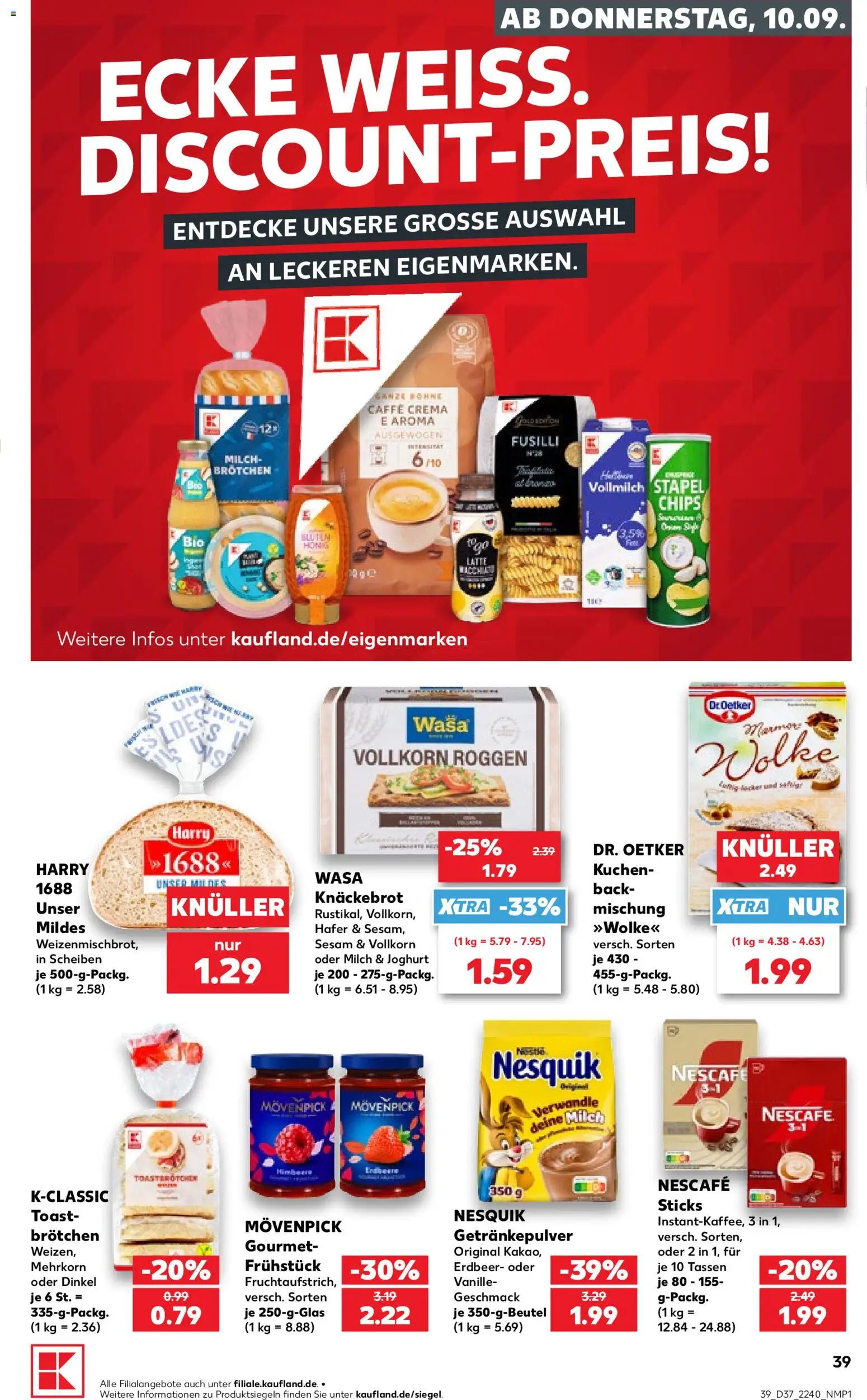 {H1} | Pagina: 39 | Producten: Chips, Vanille, Sesam, Nescafe