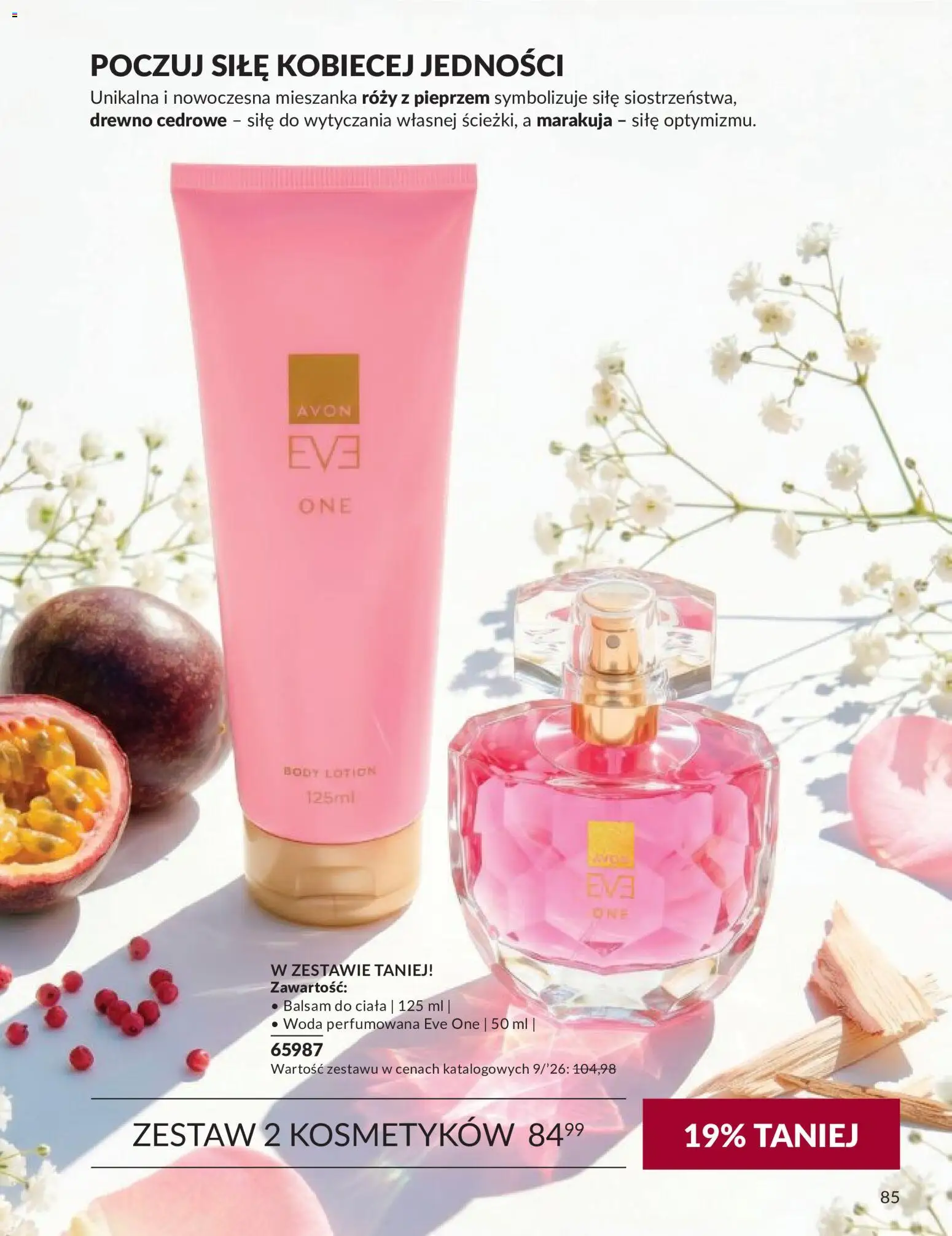 Avon Katalog 9 2026 od 01.09.2026 | Strona: 85 | Produkty: Balsam do ciała, Body, Lotion, Woda