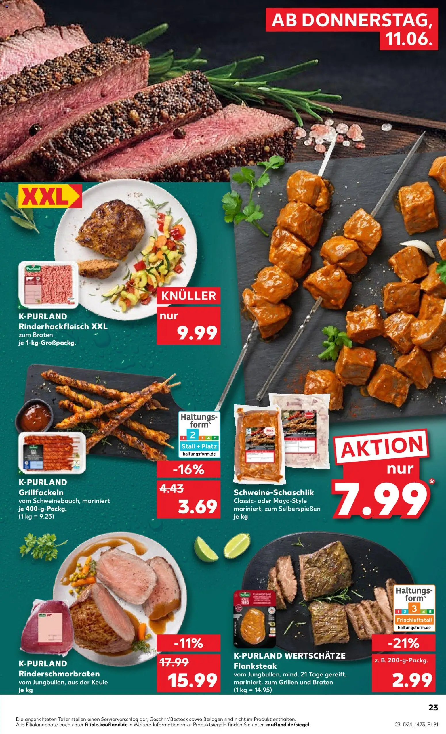 Kaufland Prospekt Berlin – gültig ab 11.06.2026 | Seite: 23 | Produkte: Steak