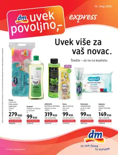 DM Drogerie katalog Express - pregled DM Drogerie kataloga - važi od 16.05.2026