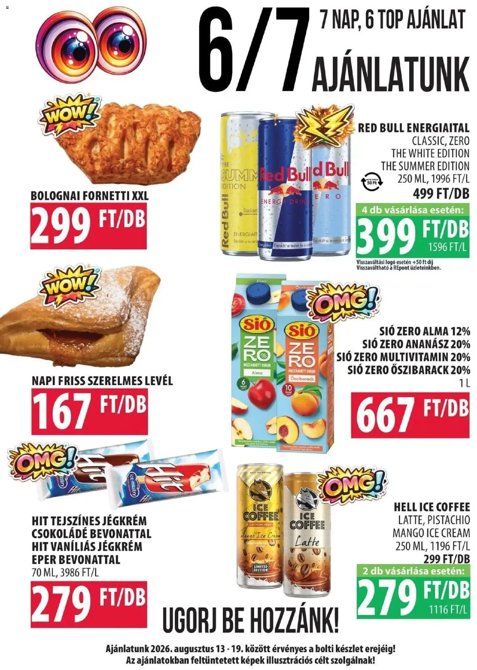 COOP Szolnok akciós újság Békésszentandrás - 2026.08.13. -tól/töl > akció, lapozható szórólap 🛍️ | Oldal: 4 | Termékek: Fornetti, Multivitamin, Jégkrém, Mangó