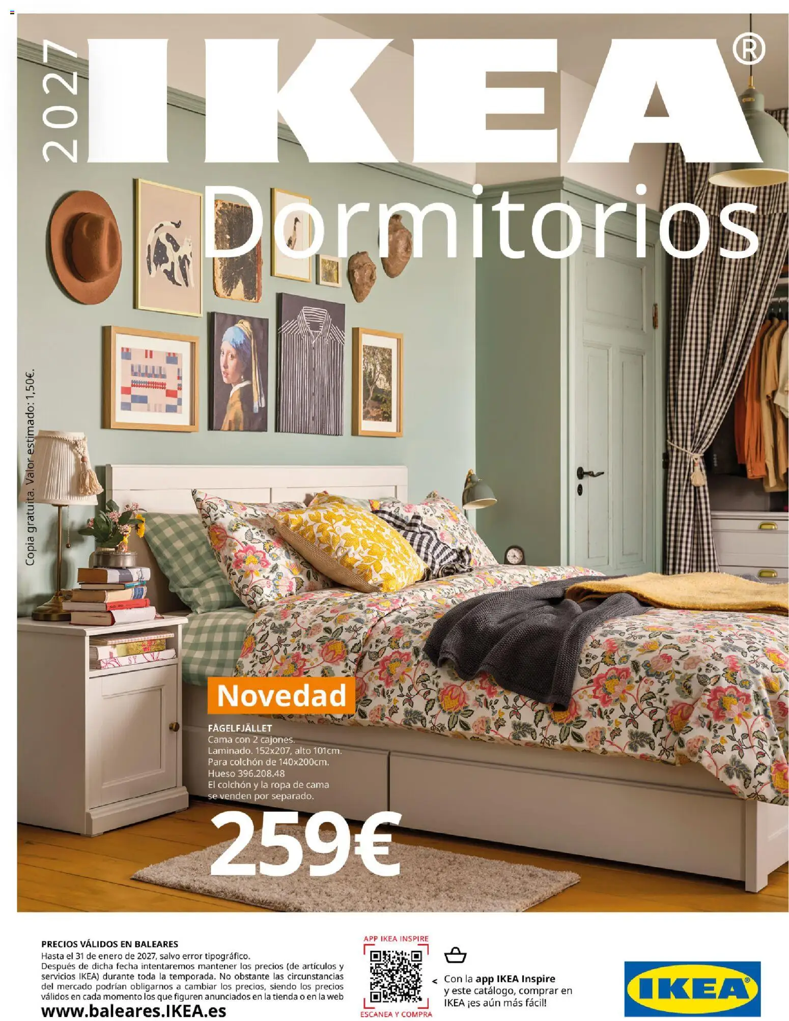 IKEA - Domitorios │ válido desde el 01/09/2026 | Página: 1 | Productos: Colchon, Ropa, Ropa de cama, Cama