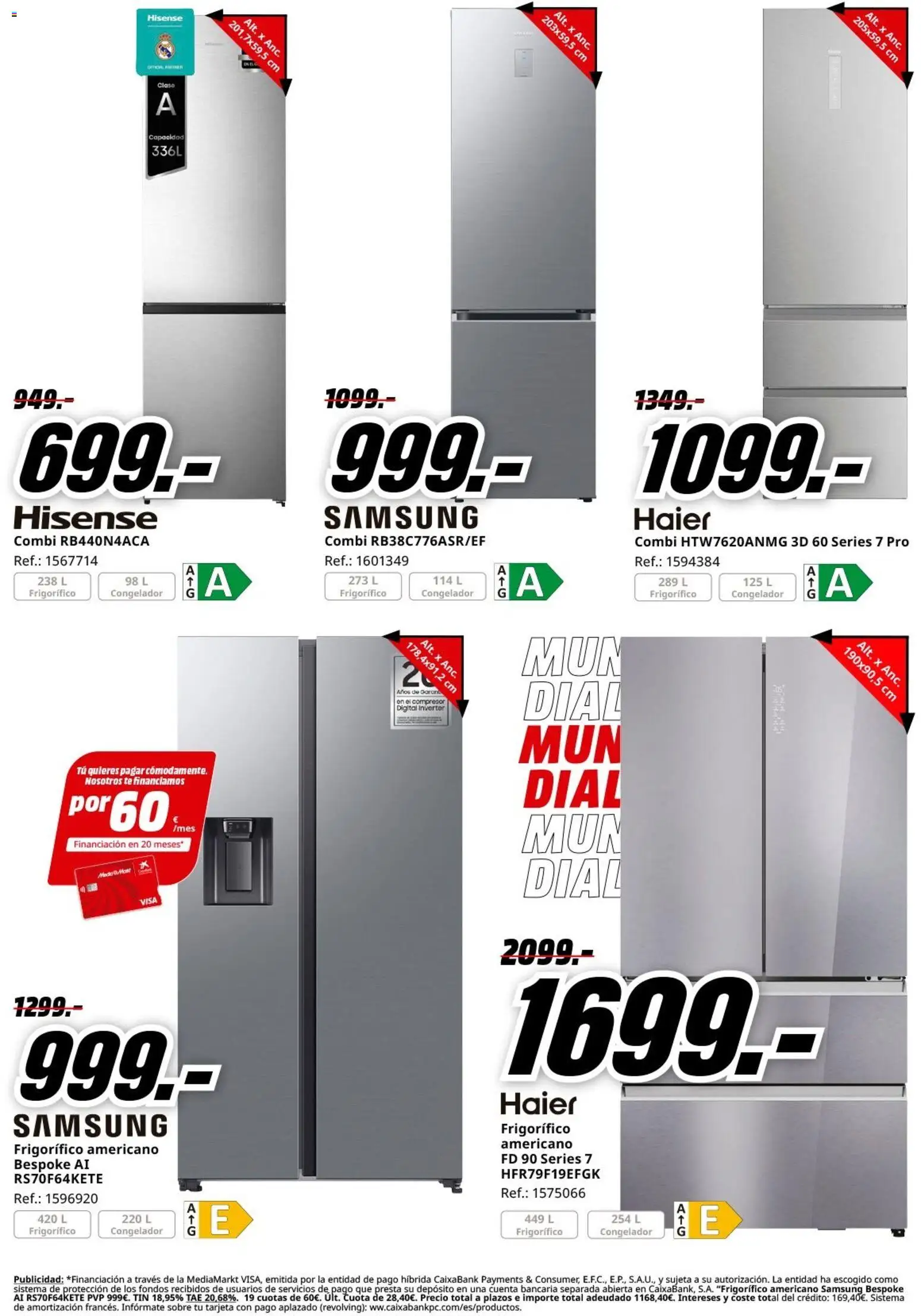 Media Markt folleto │ válido desde el 05.06.2026 | Página: 4 | Productos: Té, Congelador, Combi